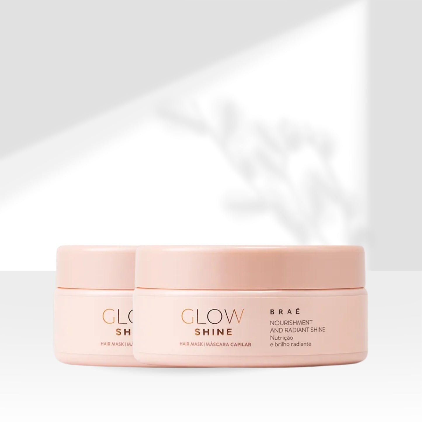 Kit Braé Glow Shine Nutrição e Brilho 2 Máscara 200 g
