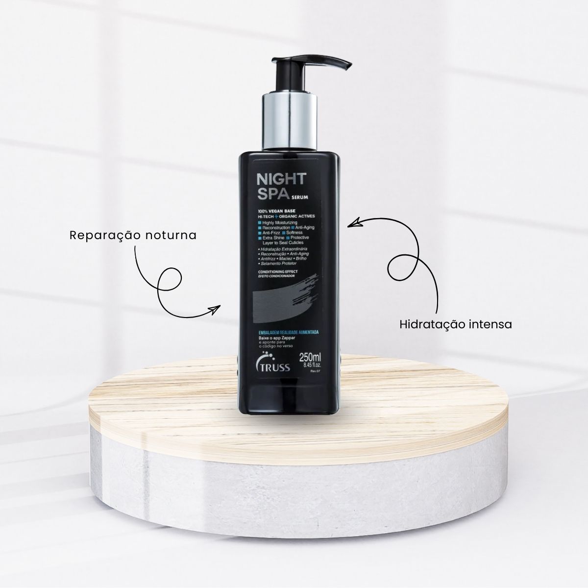 Kit Truss Night Spa 3 Sérum de Tratamento Noturno 250 ml