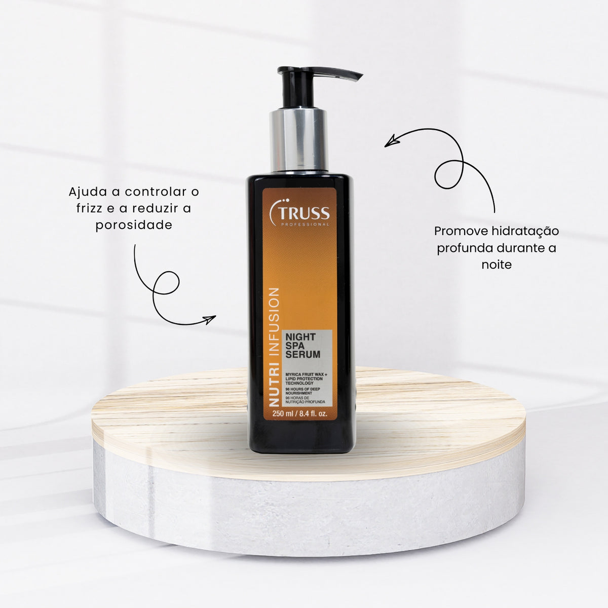 Kit Truss Night Spa 3 Sérum de Tratamento Noturno 250 ml