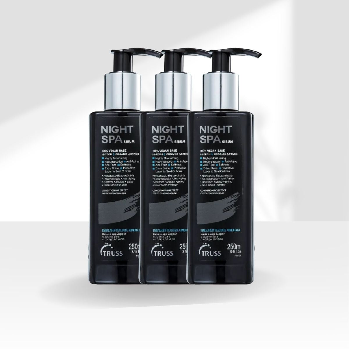 Kit Truss Night Spa 3 Sérum de Tratamento Noturno 250 ml