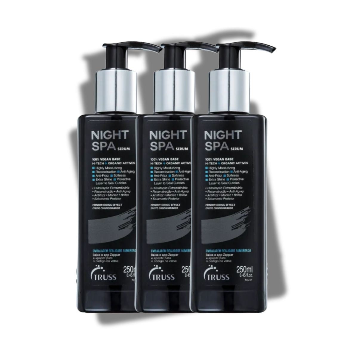 Kit Truss Night Spa 3 Sérum de Tratamento Noturno 250 ml