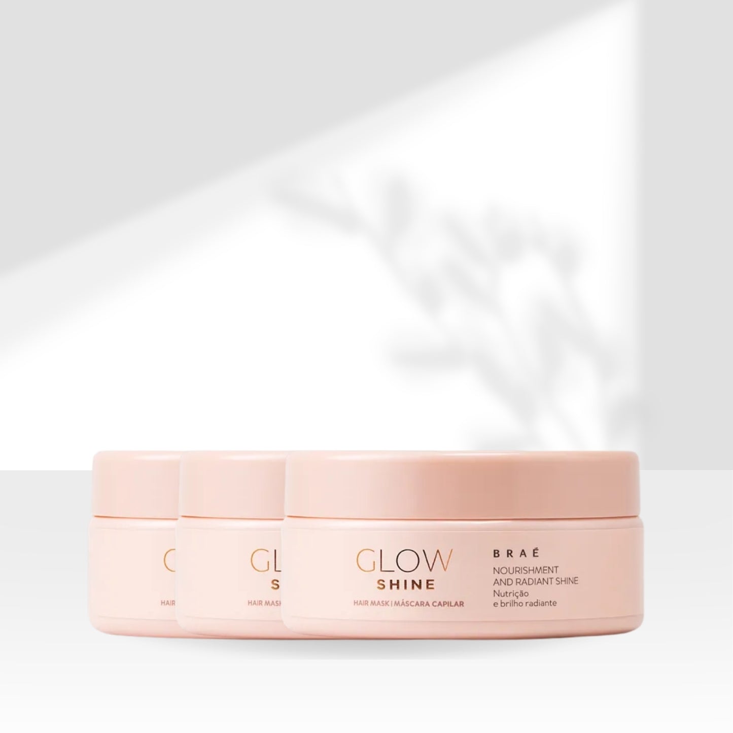 Kit Braé Glow Shine Nutrição e Brilho 3 Máscara 200 g