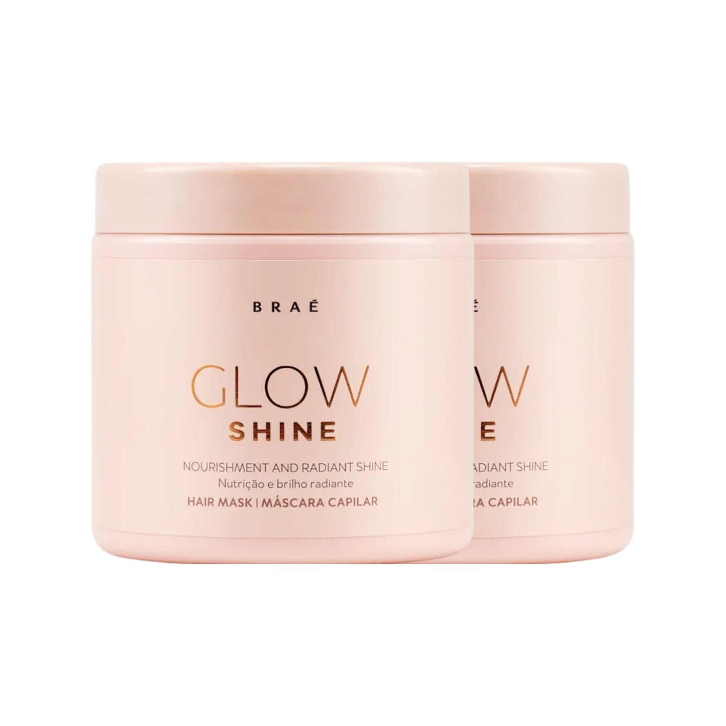 Kit Braé Glow Shine Nutrição e Brilho 2 Máscara 500 g