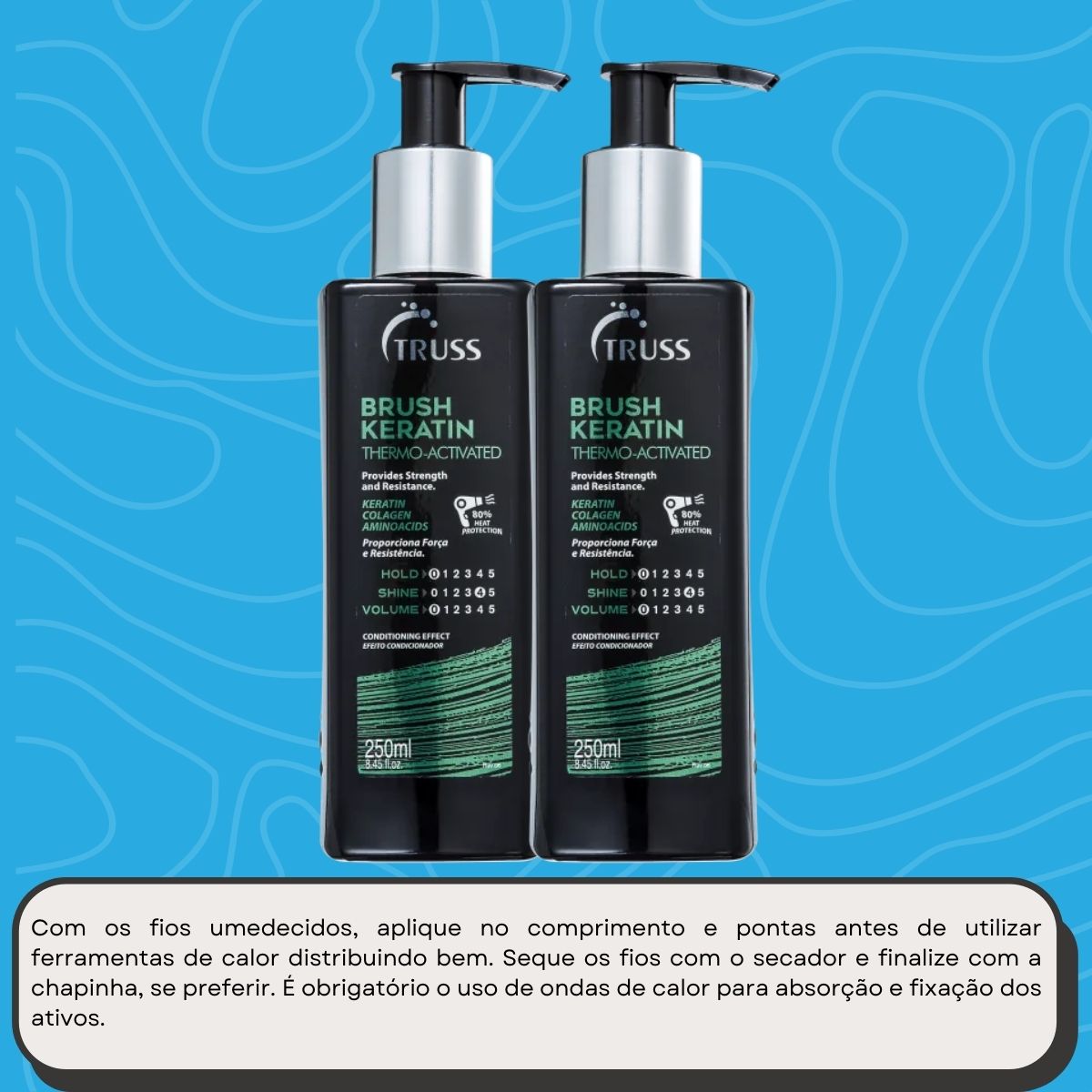 Kit Truss Brush 2 Leave-in Reconstrutor 250 ml