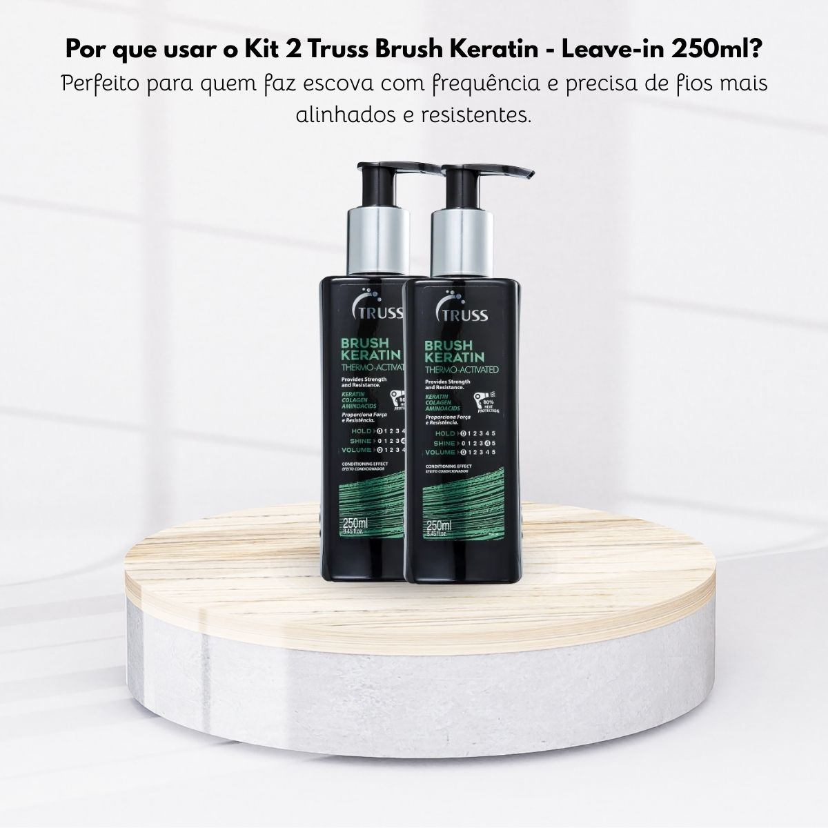 Kit Truss Brush 2 Leave-in Reconstrutor 250 ml