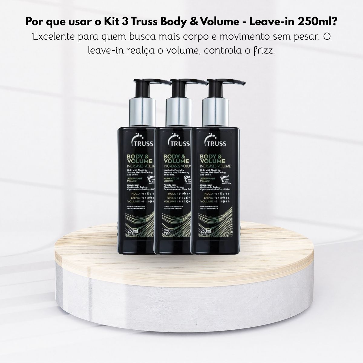 Kit Truss Body & Volume 3 Leave-in 250 ml