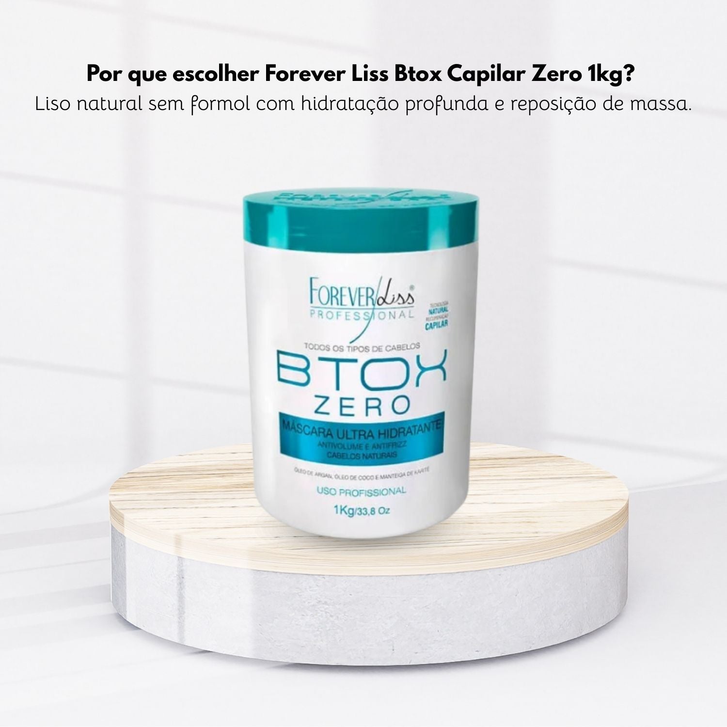Forever Liss Btox Zero 1Kg | Botox capilar sem formol – Doce Beleza