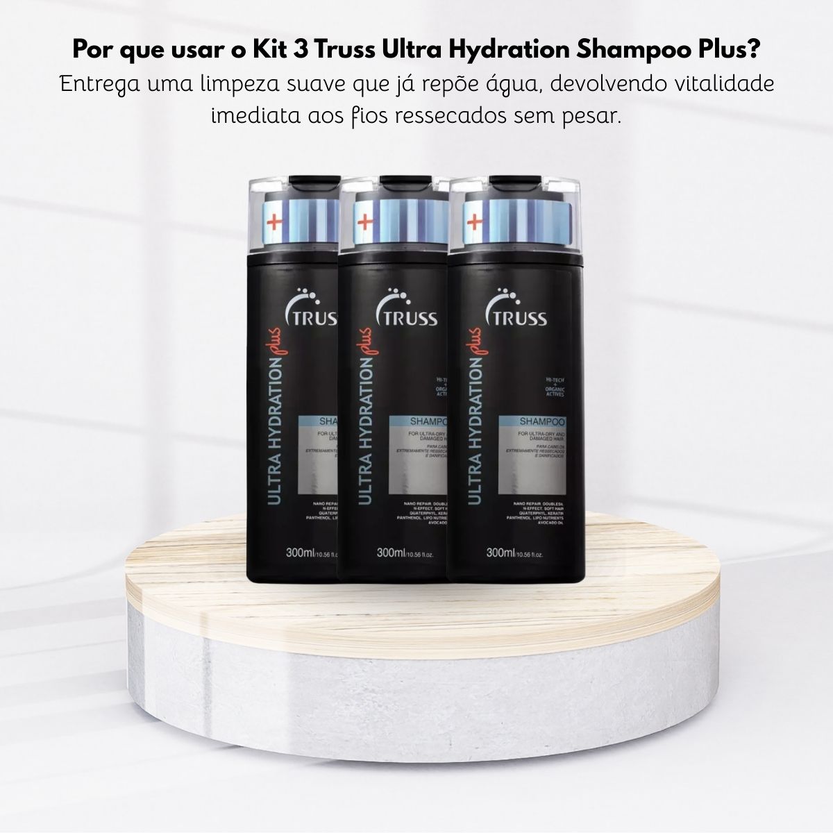 Kit Truss Ultra Hydration Plus 3 Shampoo 300 ml