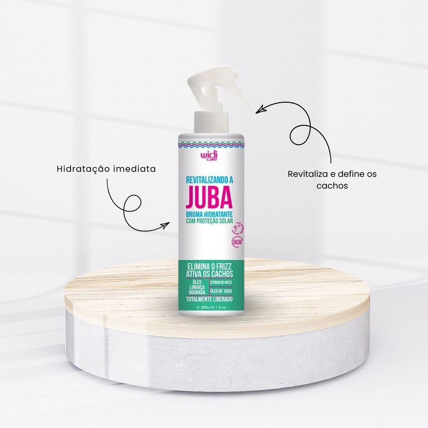 Widi Care Revitalizando A Juba Bruma Hidratante 300ml