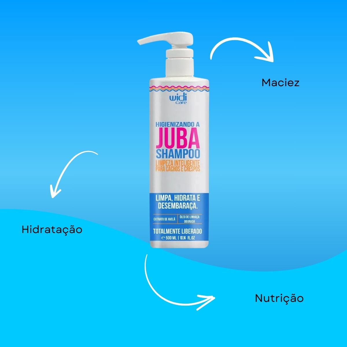 Shampoo Widi Care Higienizando A Juba 500 ml