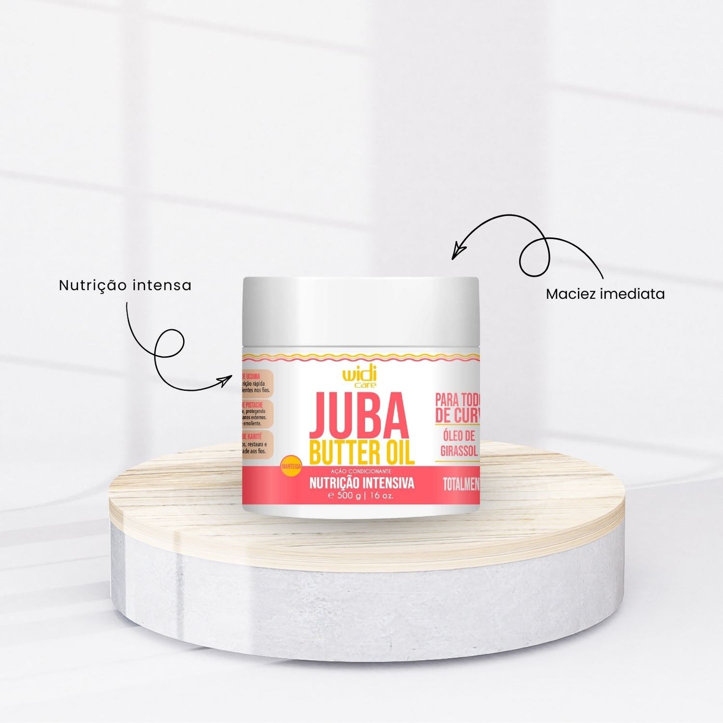 Máscara Widi Care Juba Butter Oil Manteiga Condicionante 500 g