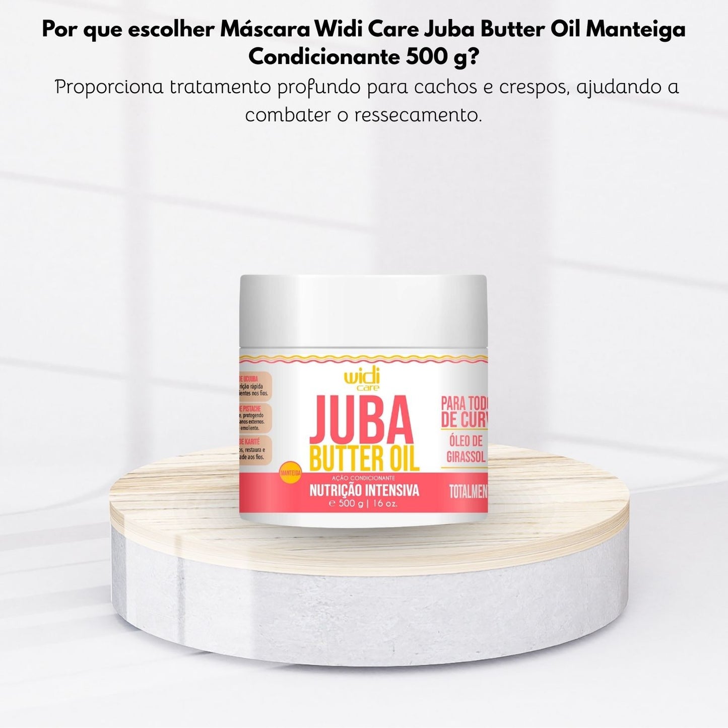 Máscara Widi Care Juba Butter Oil Manteiga Condicionante 500 g