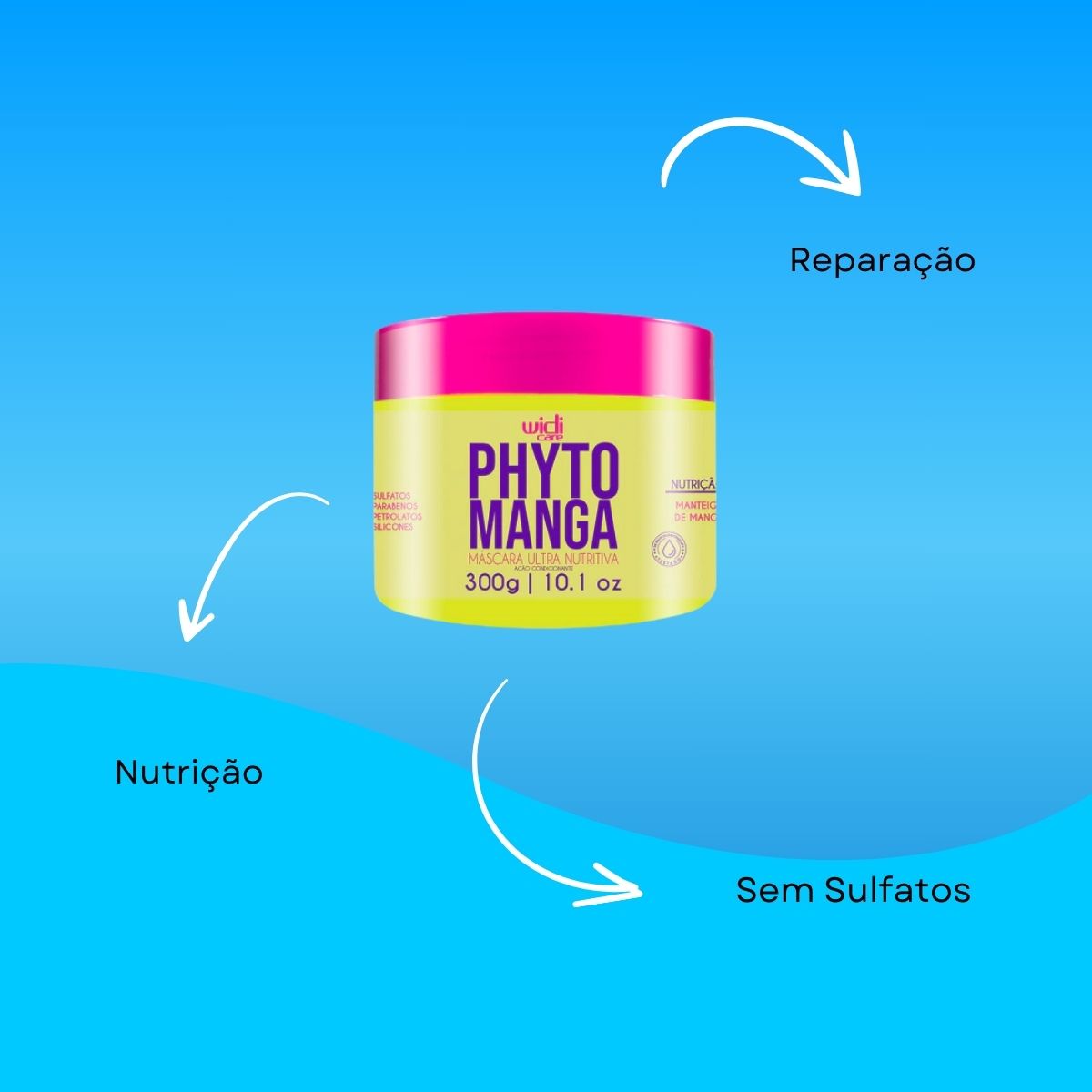 Máscara Widi Care PhytoManga Ultra Nutritiva 300 g