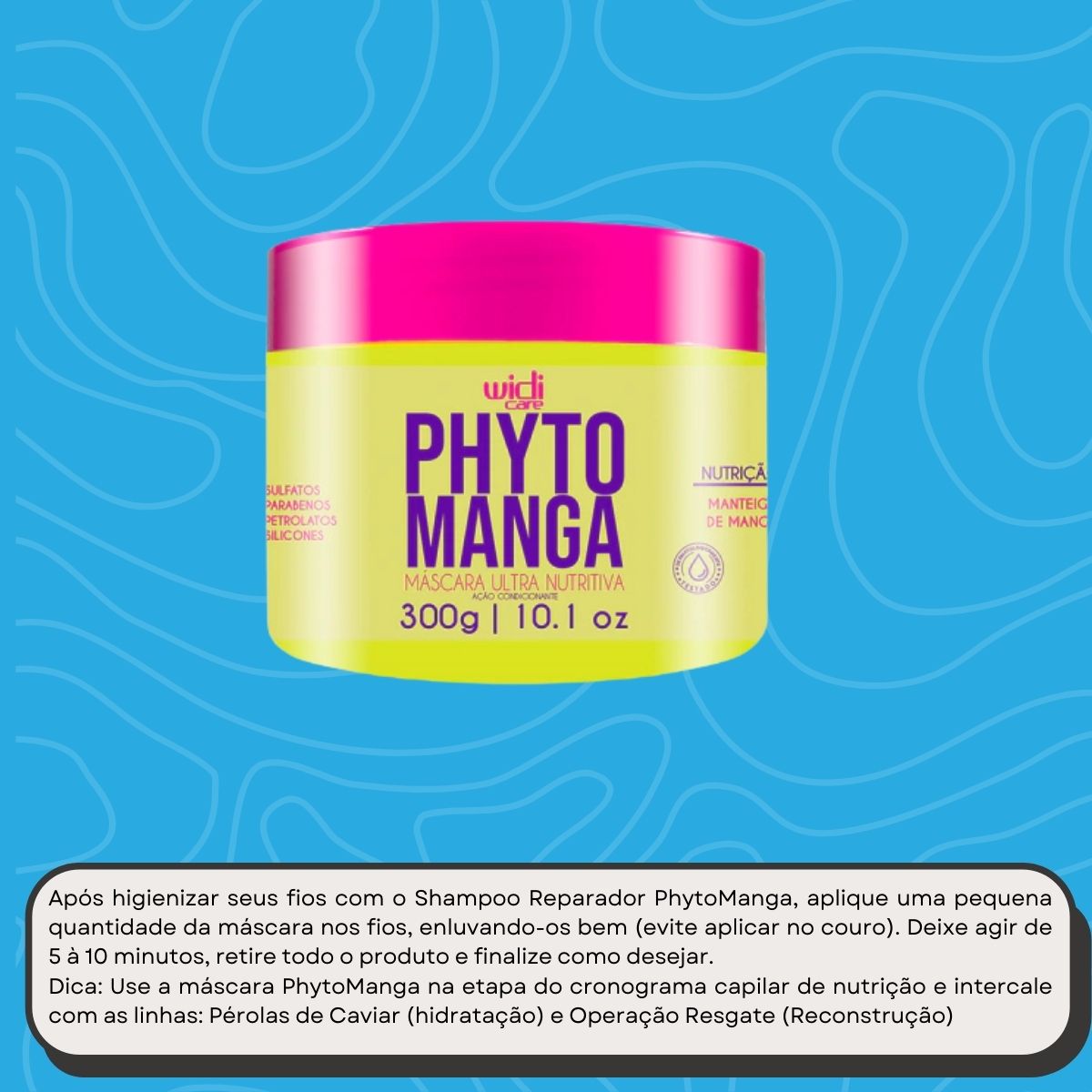 Máscara Widi Care PhytoManga Ultra Nutritiva 300 g