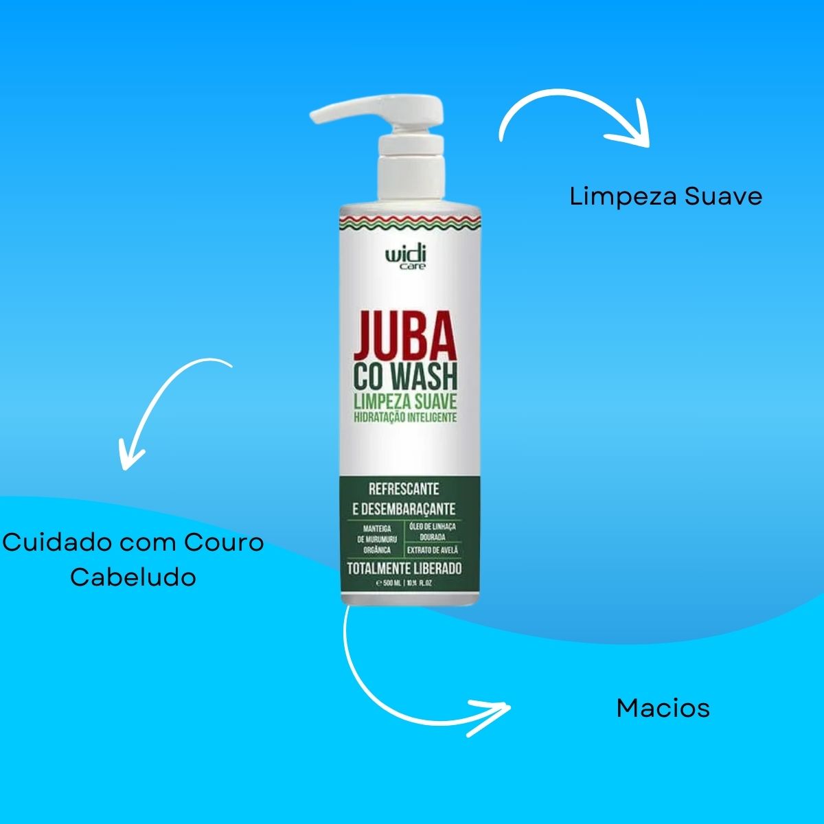 Widi Care Juba Co Wash Limpeza Suave 500 ml