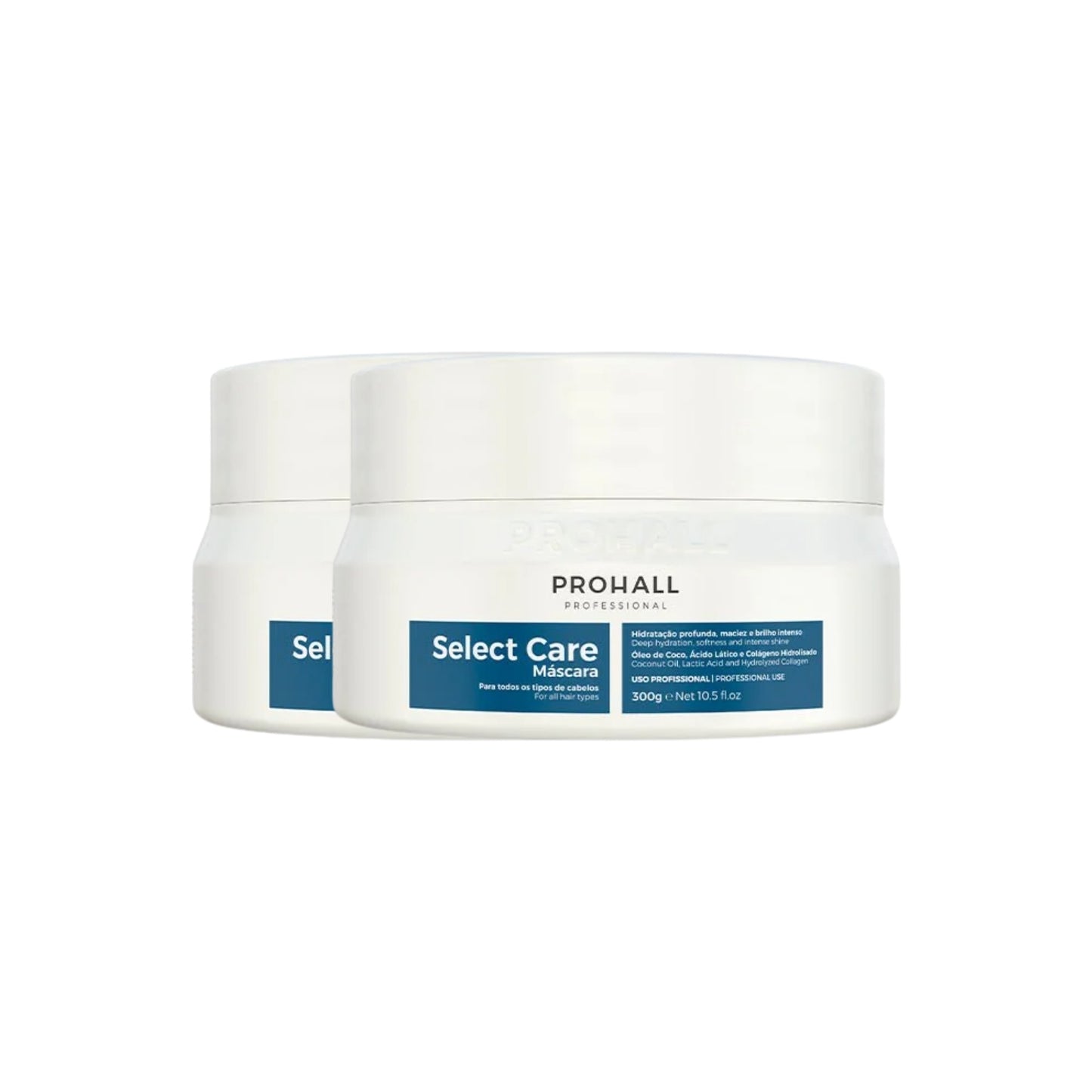 Kit Prohall Cosmetic Select Care Hidratação 2 Máscara 300 g