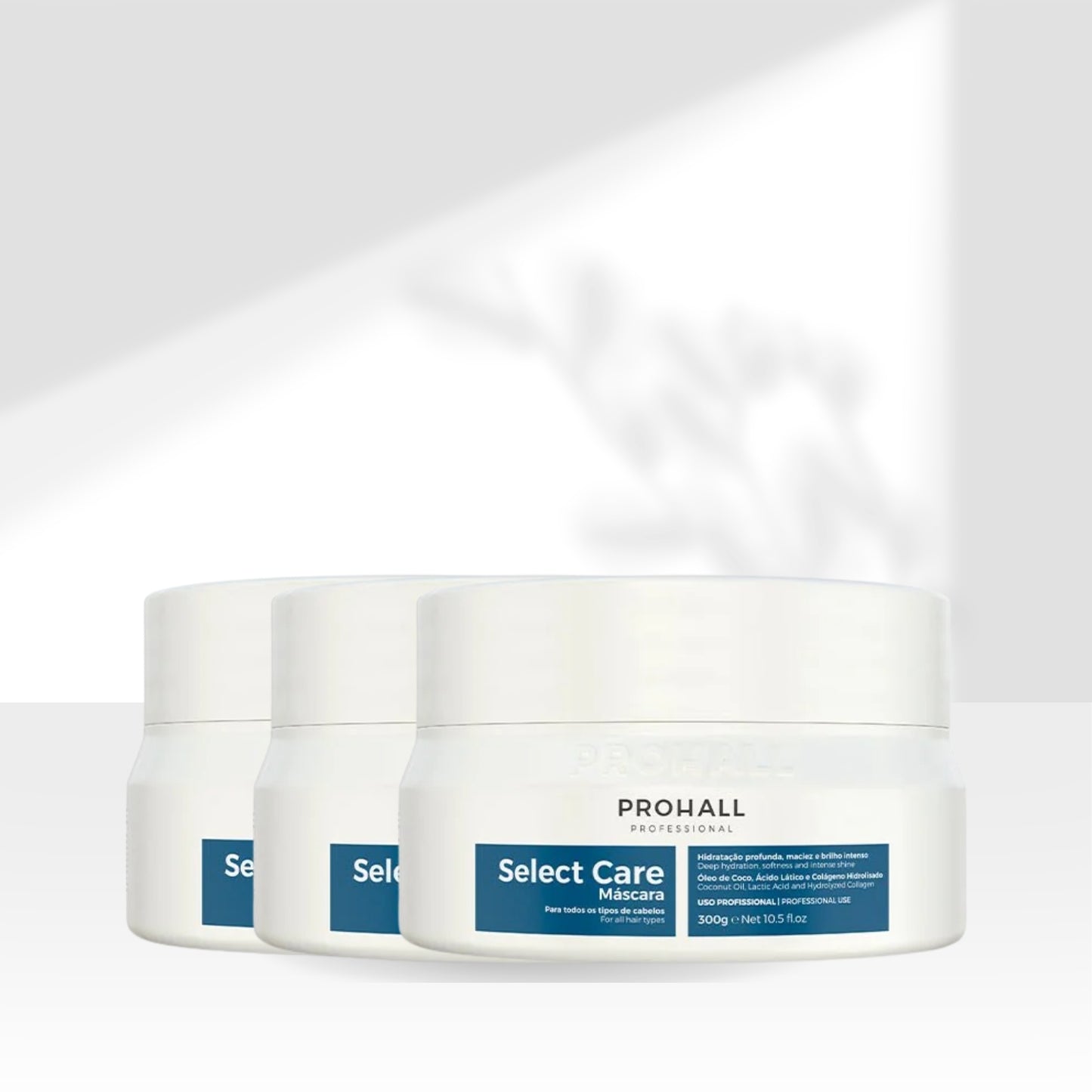 Kit Prohall Cosmetic Select Care Hidratação 3 Máscara 300 g