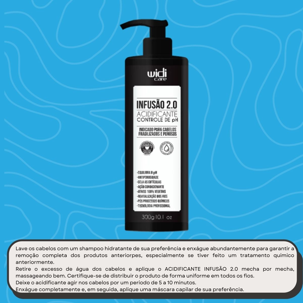 Widi Care Infusão 2.0 Acidificante Controle de pH 300 g