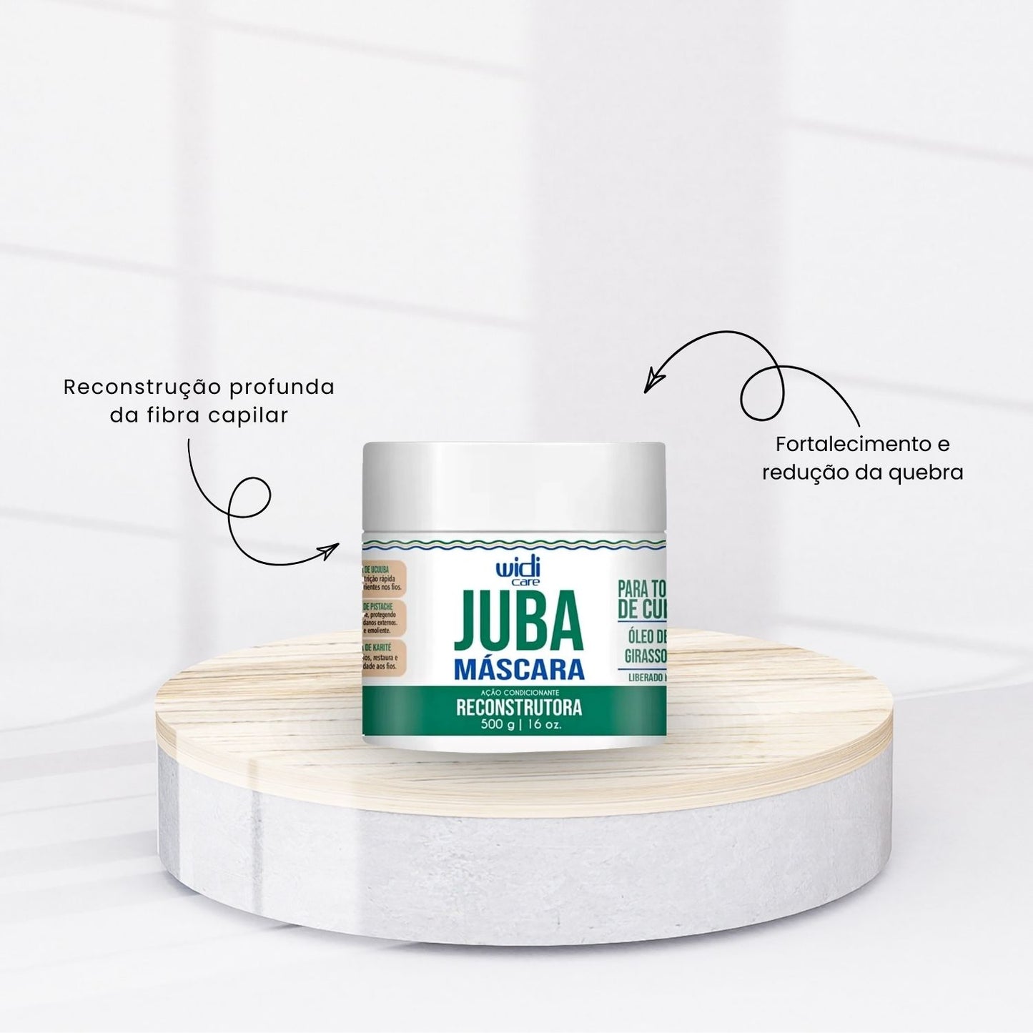 Máscara Widi Care Juba Reconstrutura 500 g