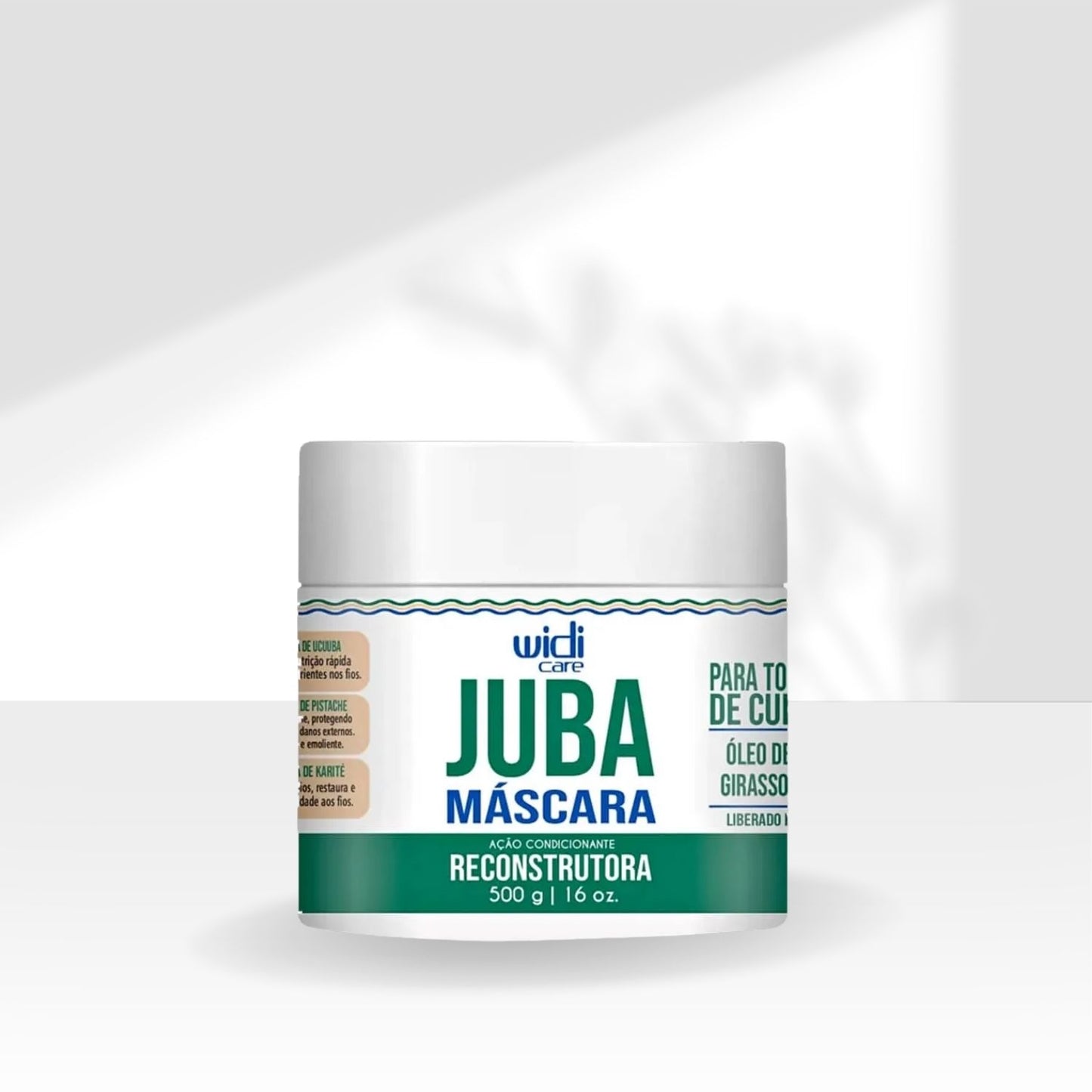 Máscara Widi Care Juba Reconstrutura 500 g