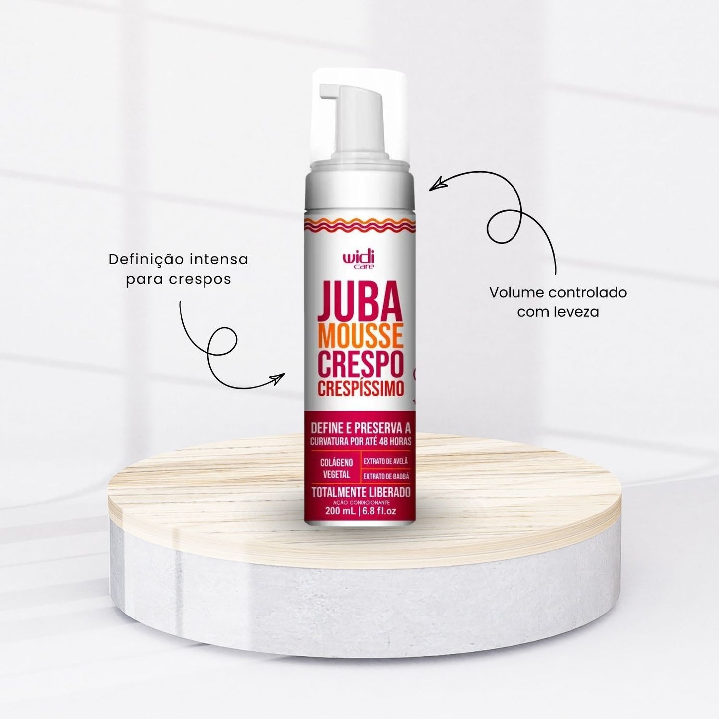 Widi Care Juba Mousse Crespo Crespíssimo 200ml