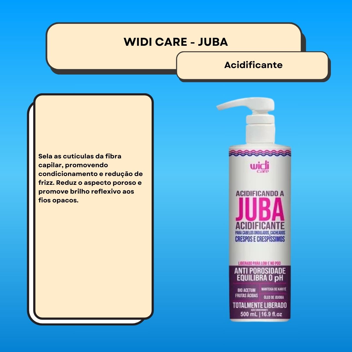 Widi Care Acidificando A Juba Acidificante 500 ml