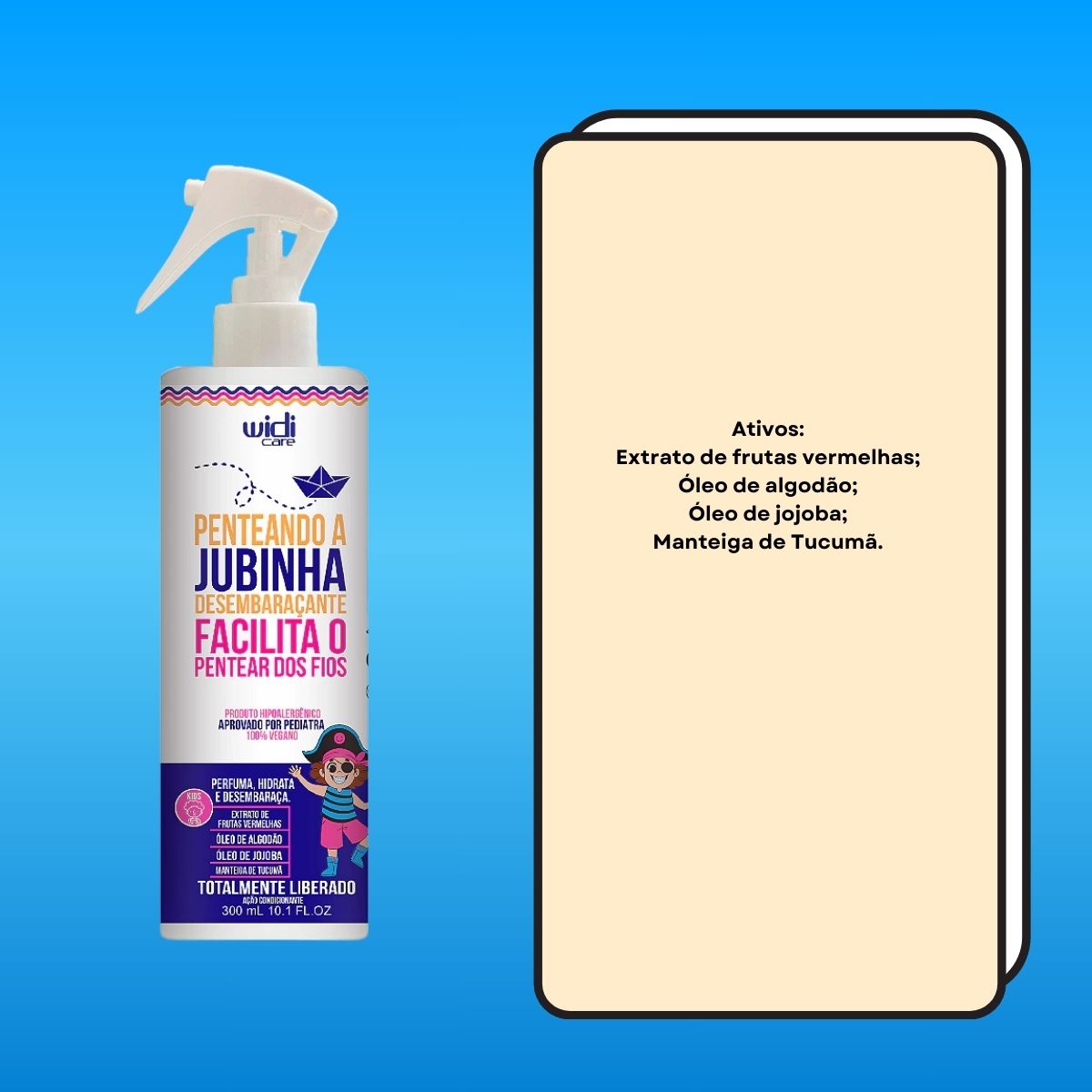 Widi Care Penteando A Jubinha Desembaraçante 300ml