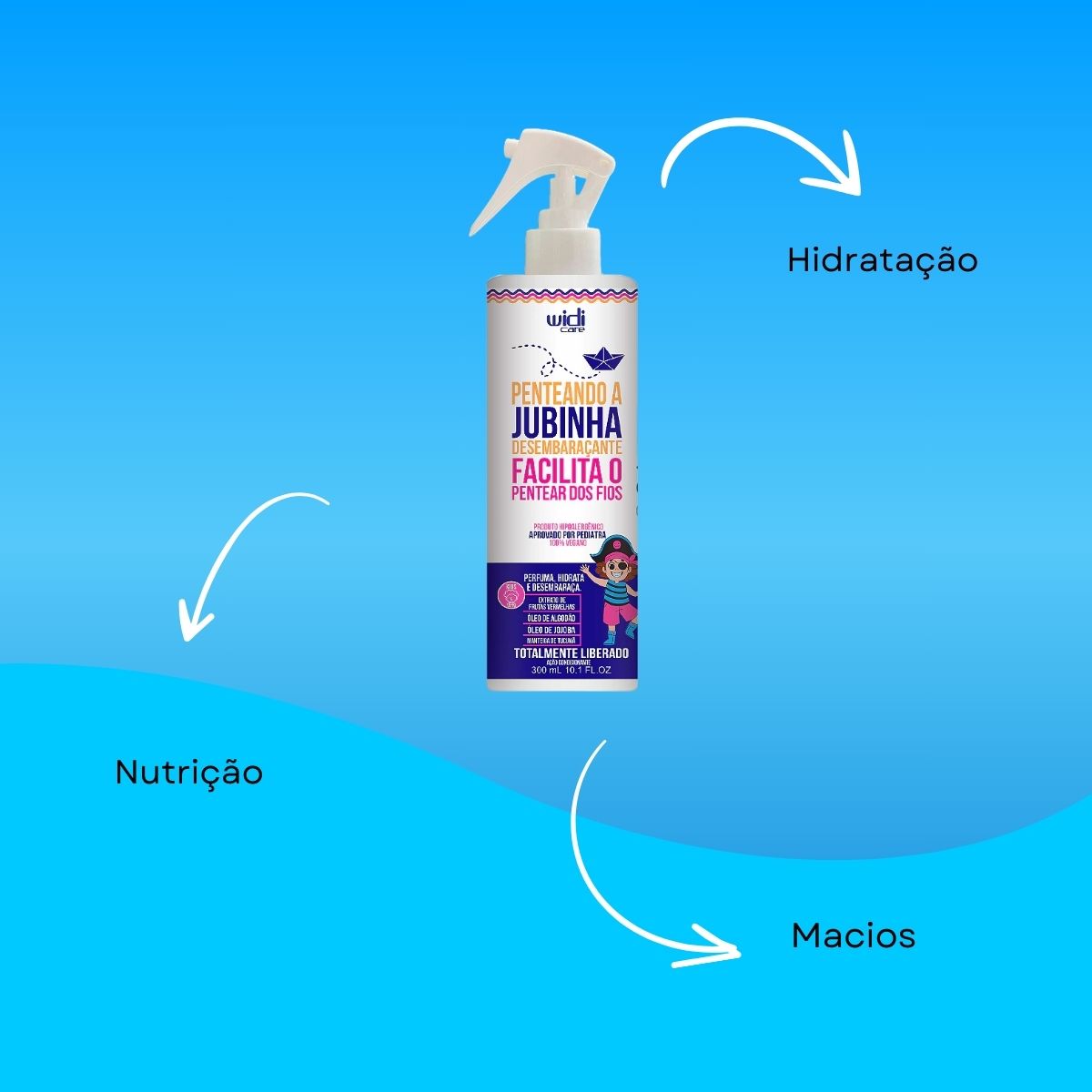 Widi Care Penteando A Jubinha Desembaraçante 300ml