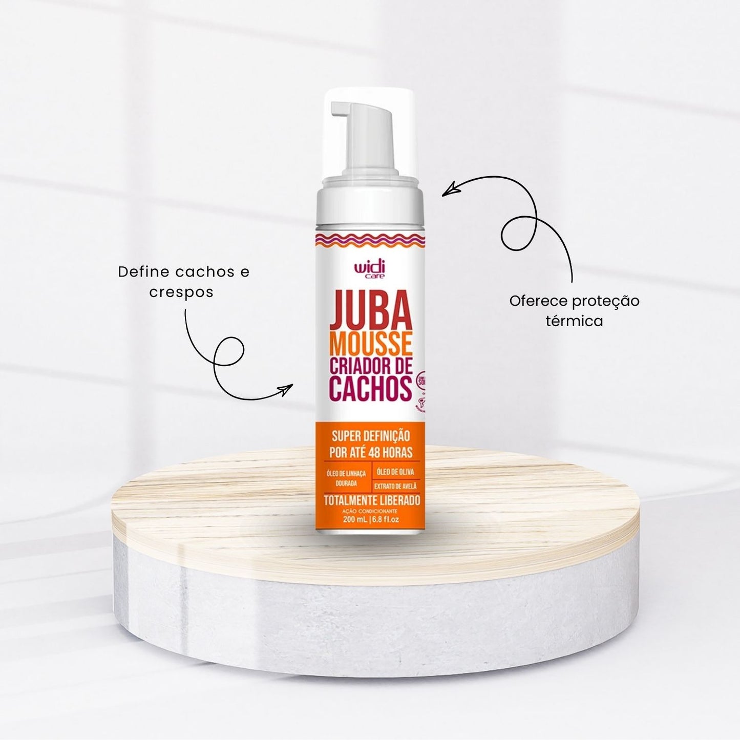 Widi Care Juba Mousse Criador de Cachos 200ml