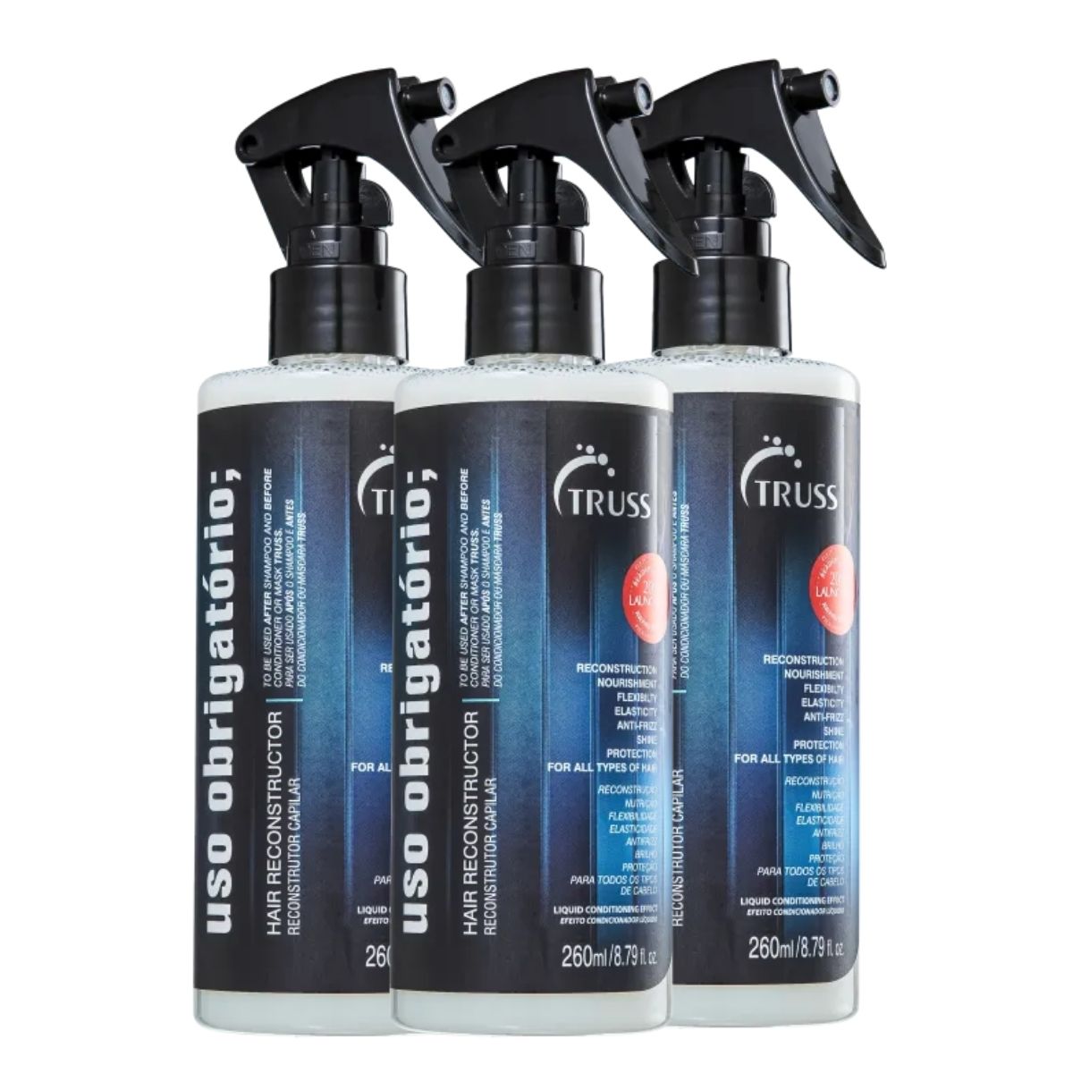Kit Truss 3 Uso Obrigatório Tratamento Reconstrutor 260 ml