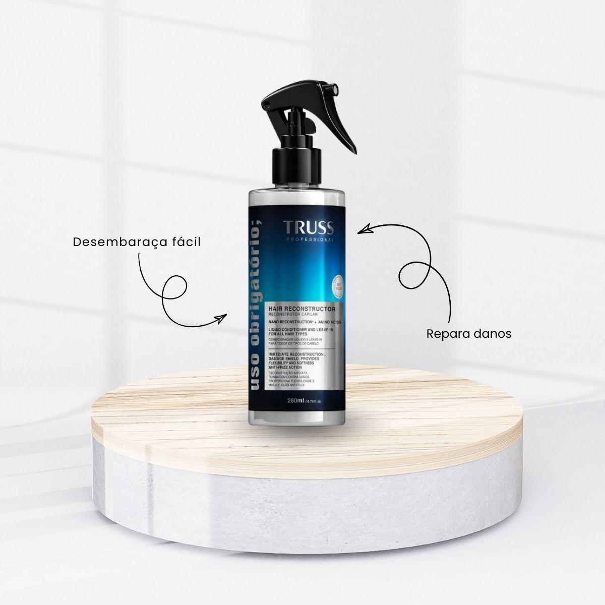 Kit Truss 3 Uso Obrigatório Tratamento Reconstrutor 260 ml
