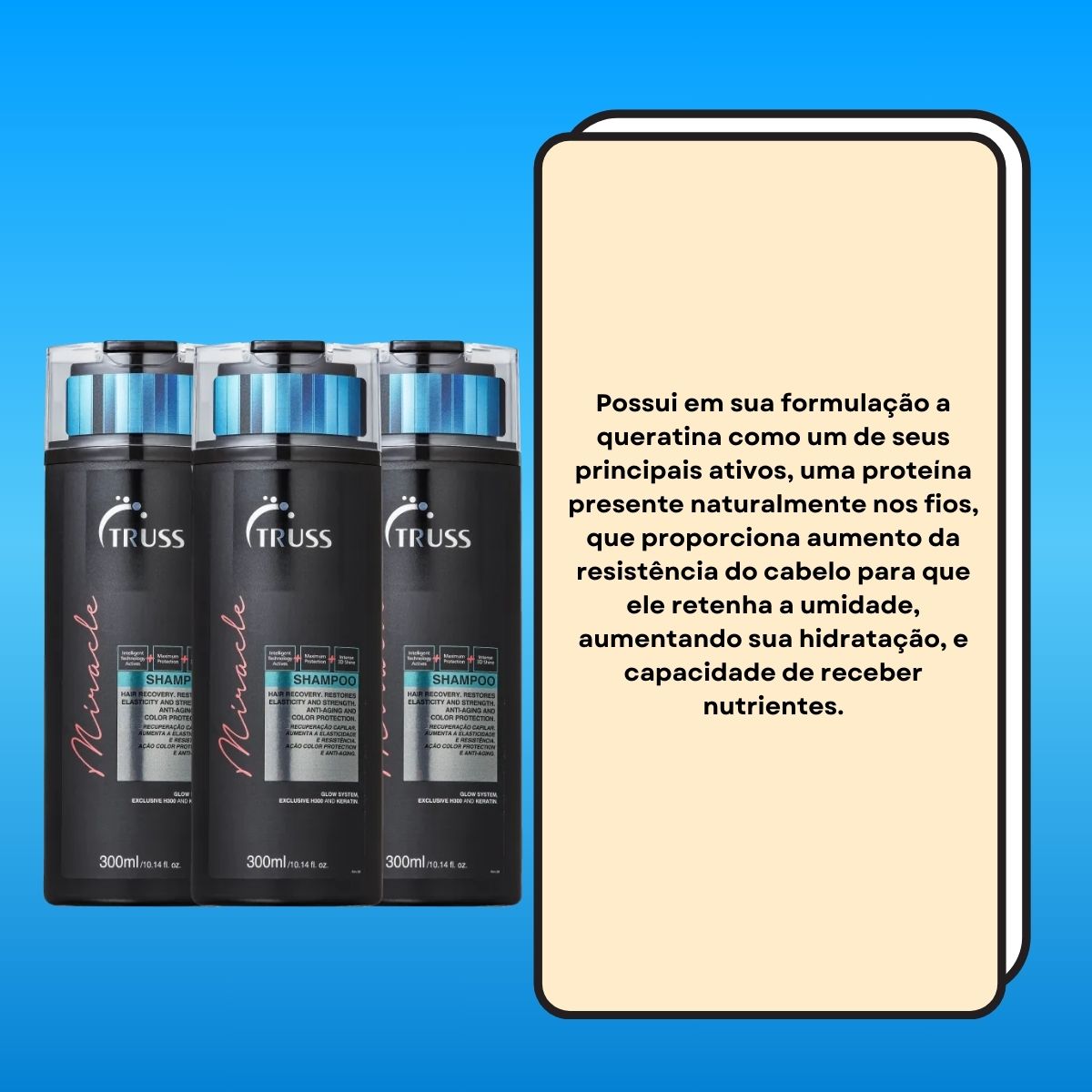 Kit Truss Miracle 3 Shampoo 300 ml