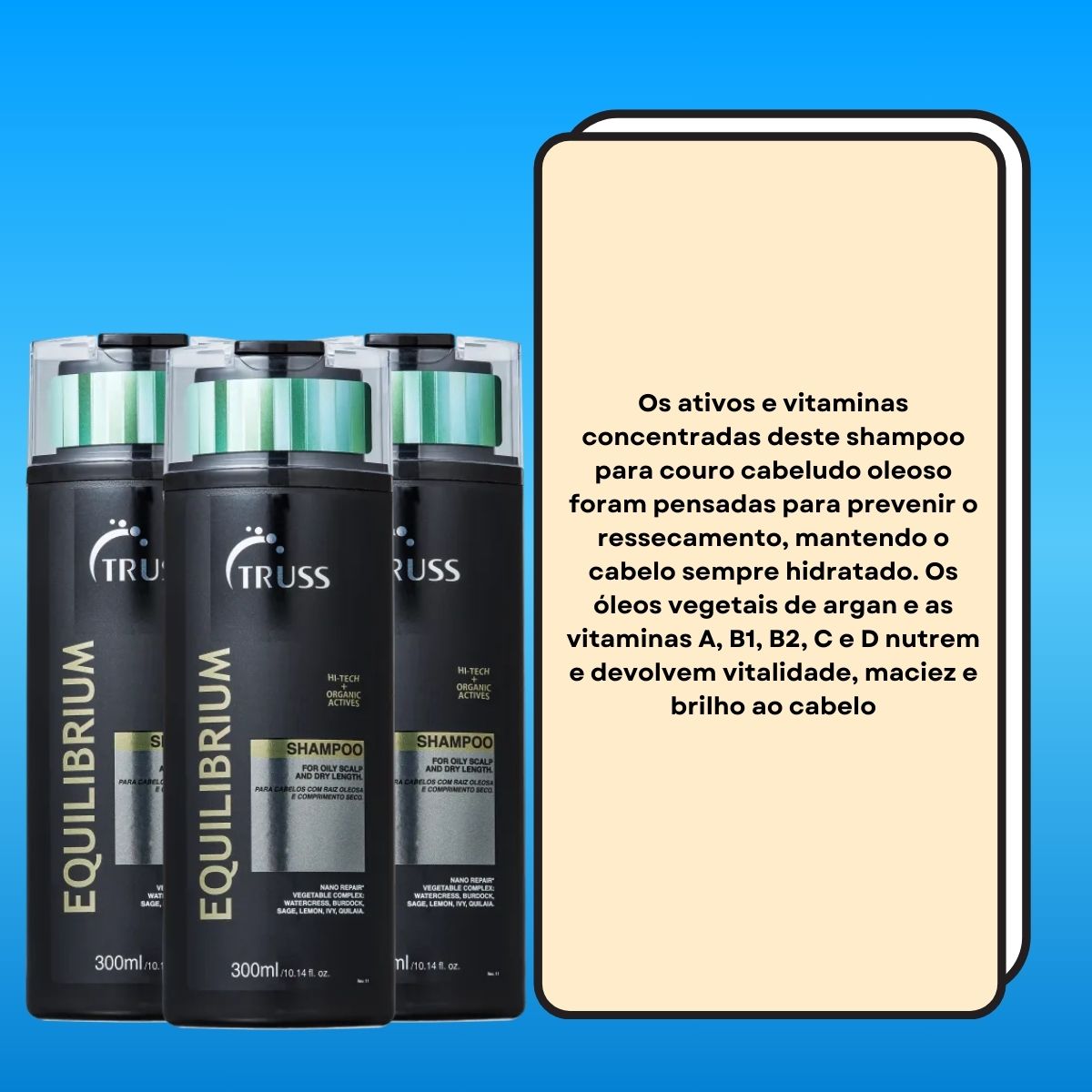 Kit Truss Equilibrium 3 Shampoo 300 ml
