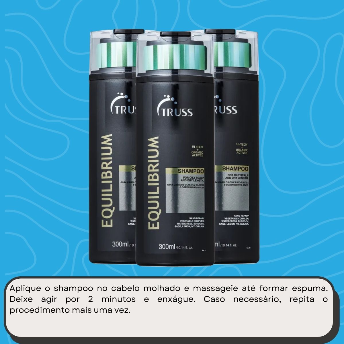 Kit Truss Equilibrium 3 Shampoo 300 ml