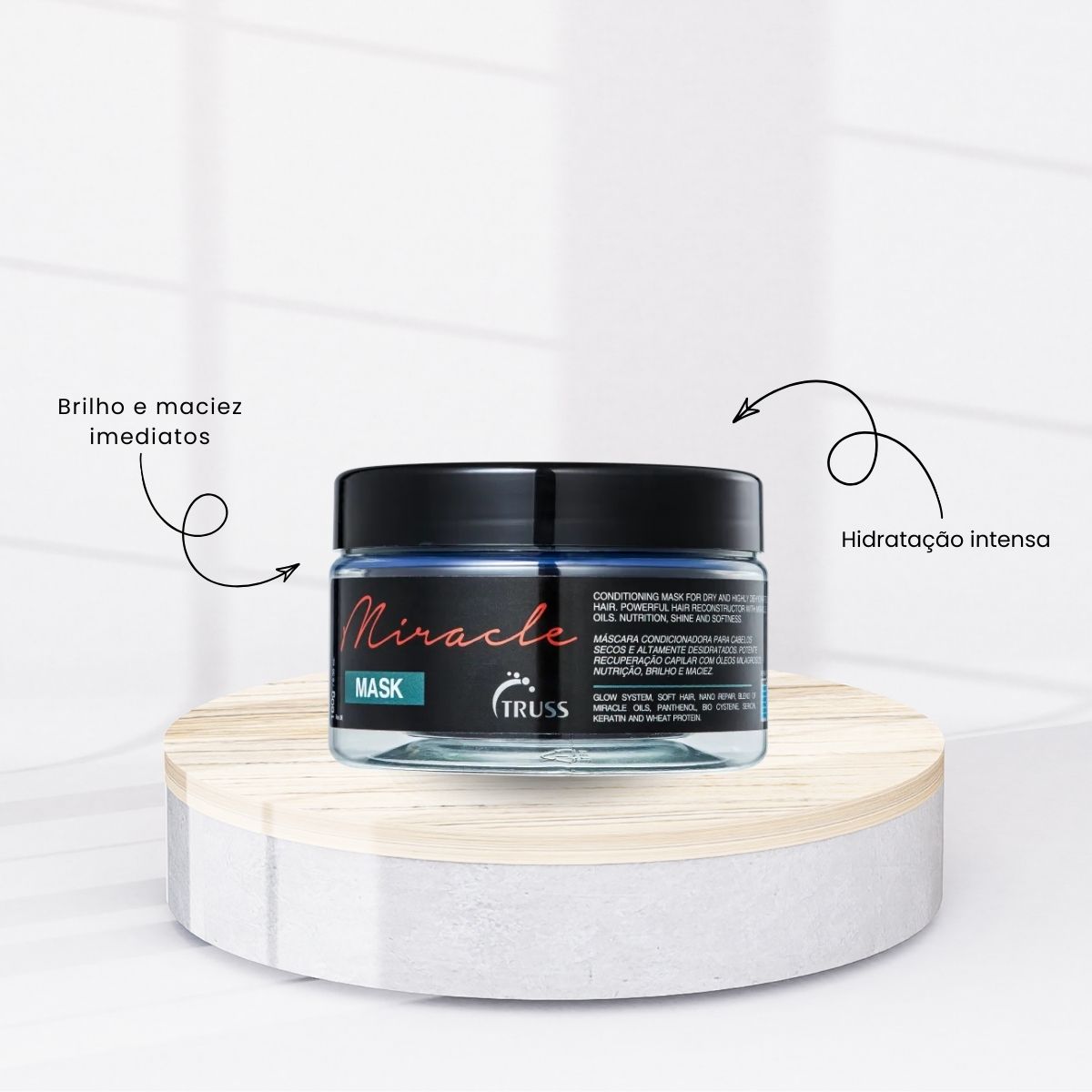 Kit Truss Miracle 2 Máscara Capilar 180 g