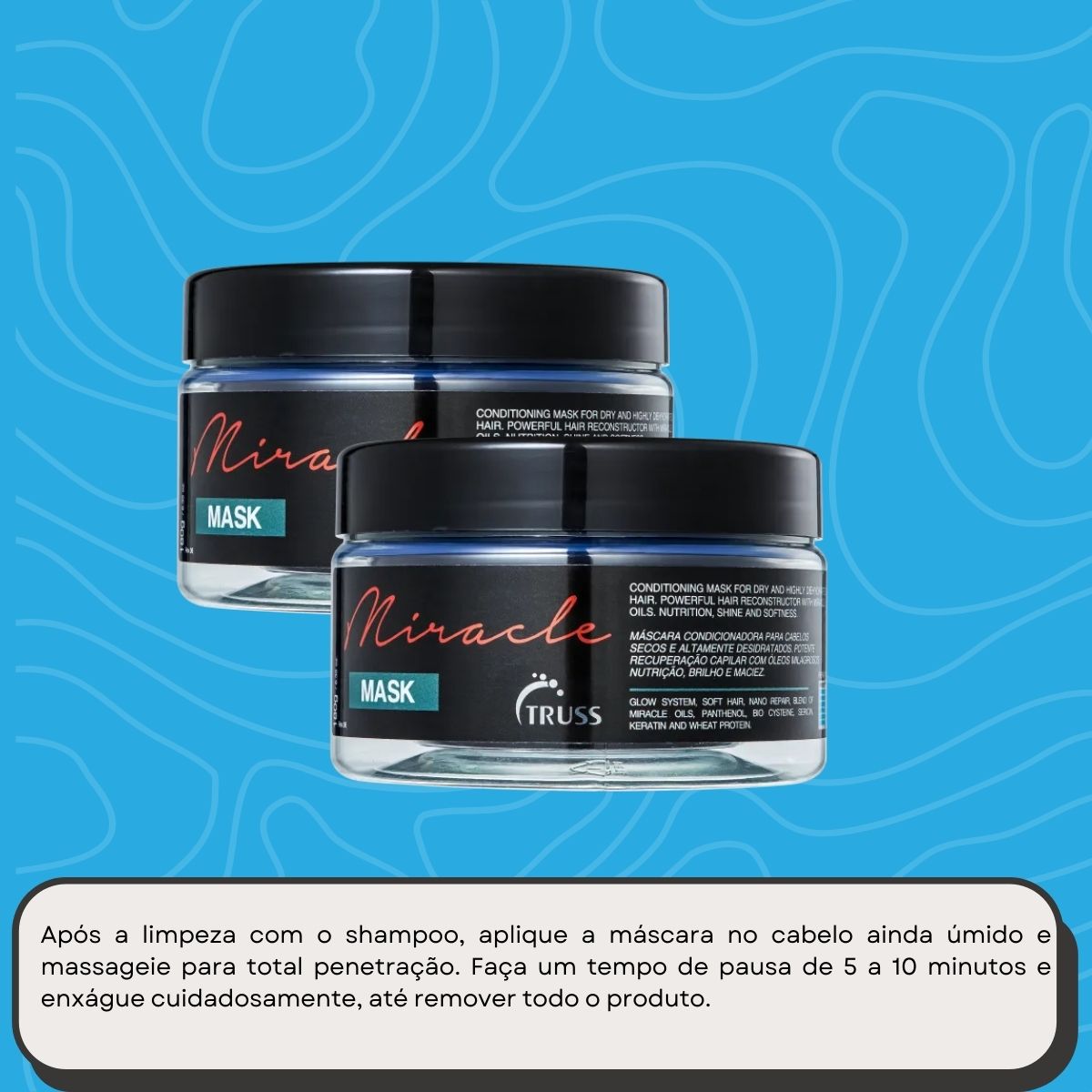 Kit Truss Miracle 2 Máscara Capilar 180 g