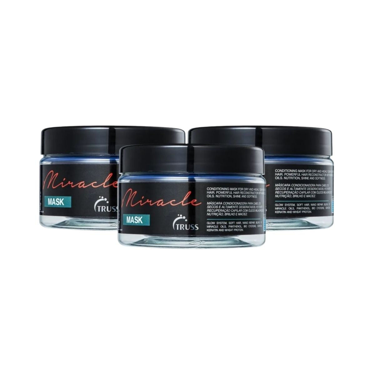 Kit Truss Miracle 3 Máscara Capilar 180 g