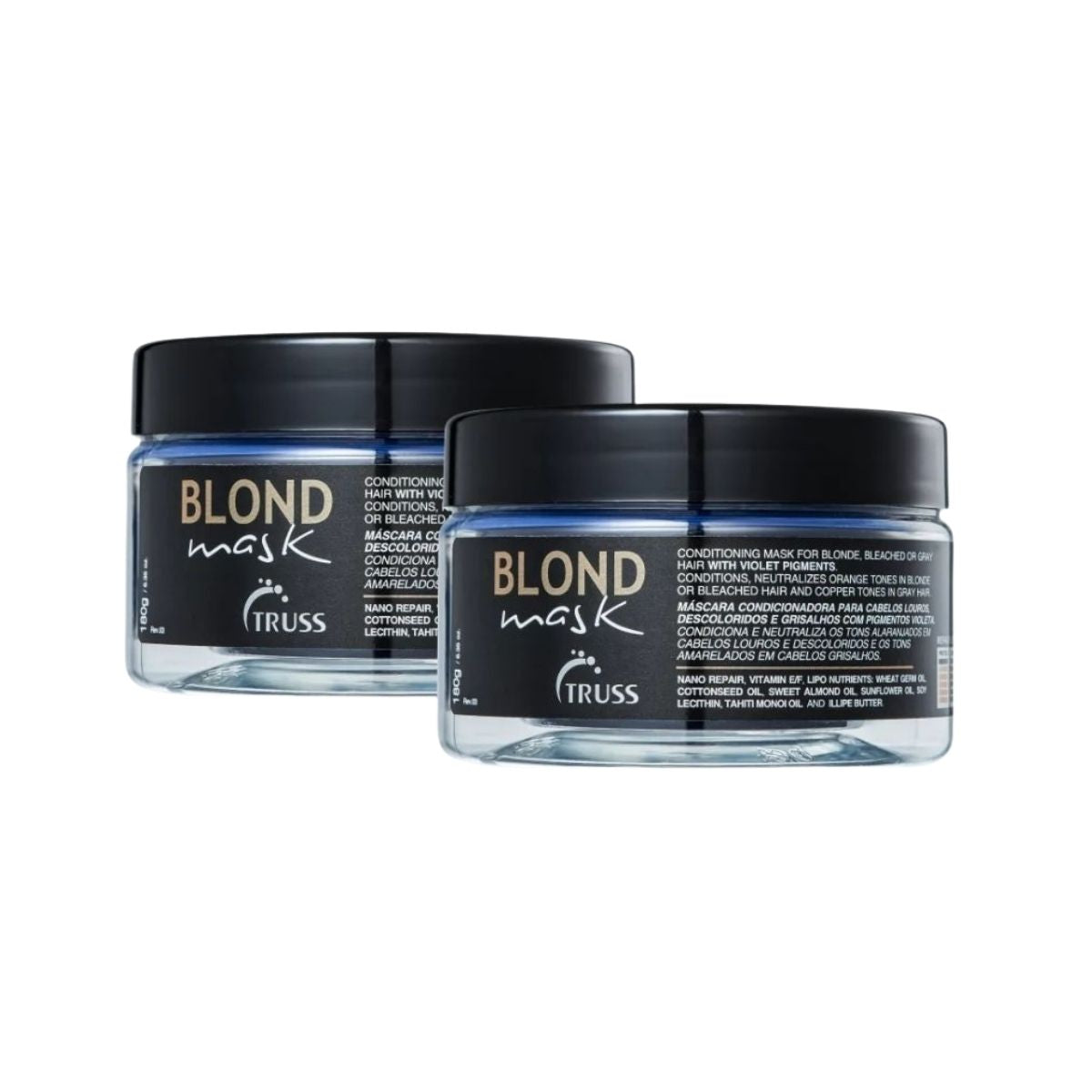 Kit Truss Blond Mask 2 Máscara Matizadora 180 ml