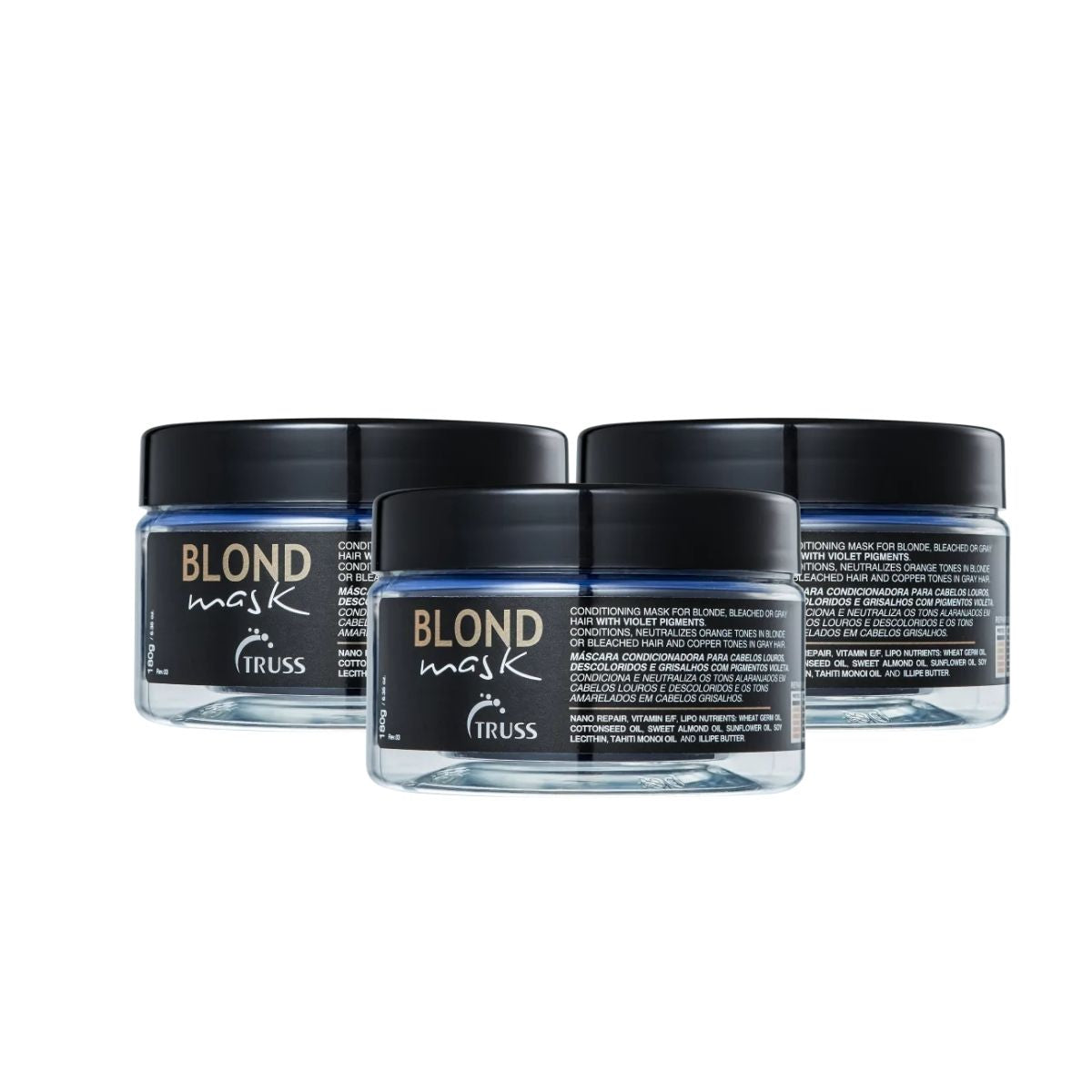 Kit Truss Blond Mask 3 Máscara Matizadora 180 ml