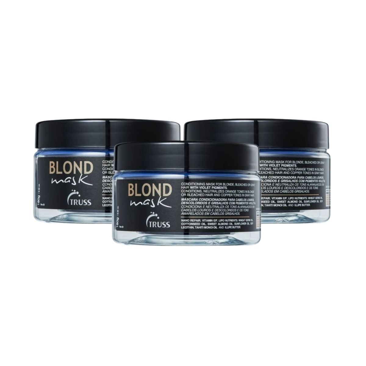 Kit Truss Blond Mask 3 Máscara Matizadora 180 ml