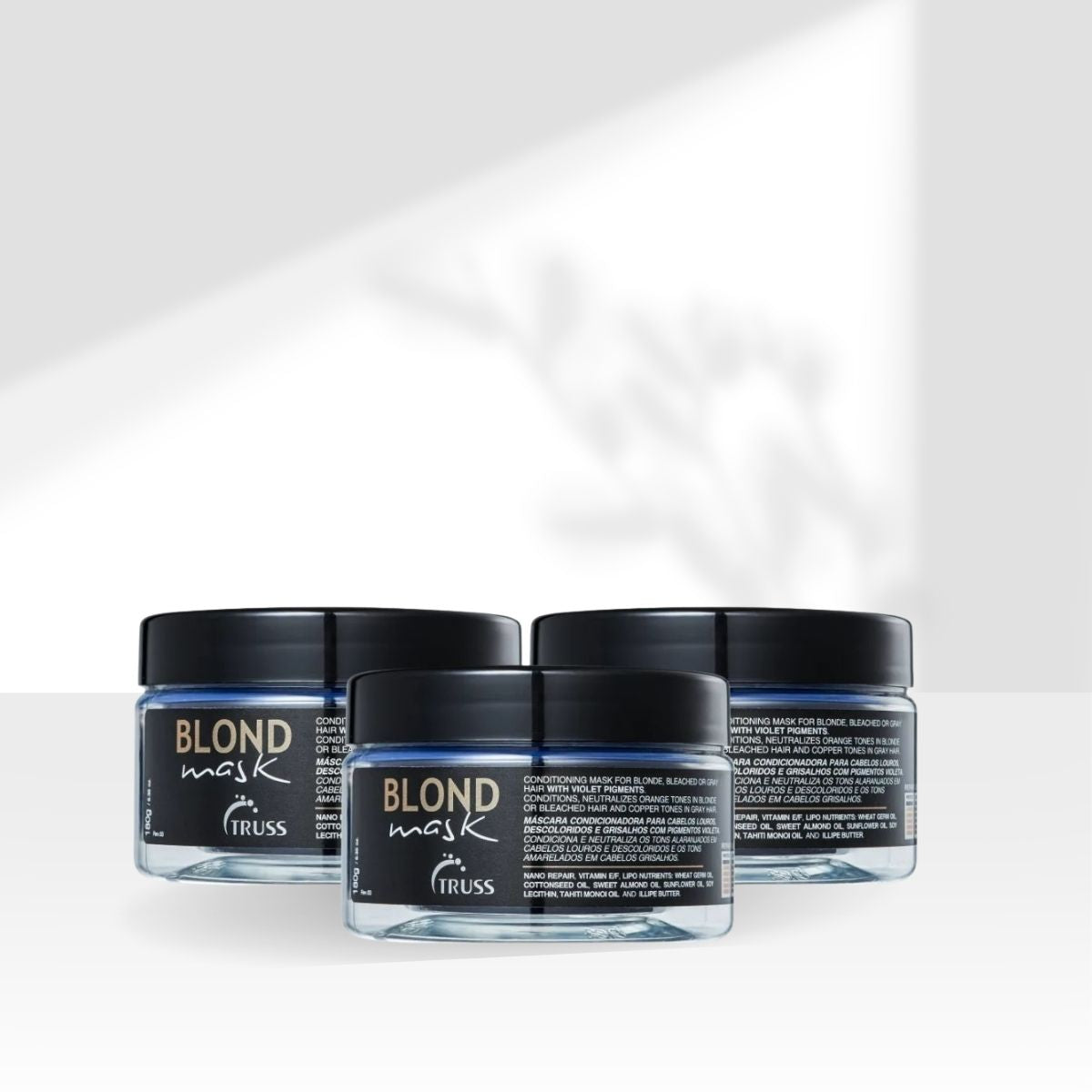 Kit Truss Blond Mask 3 Máscara Matizadora 180 ml