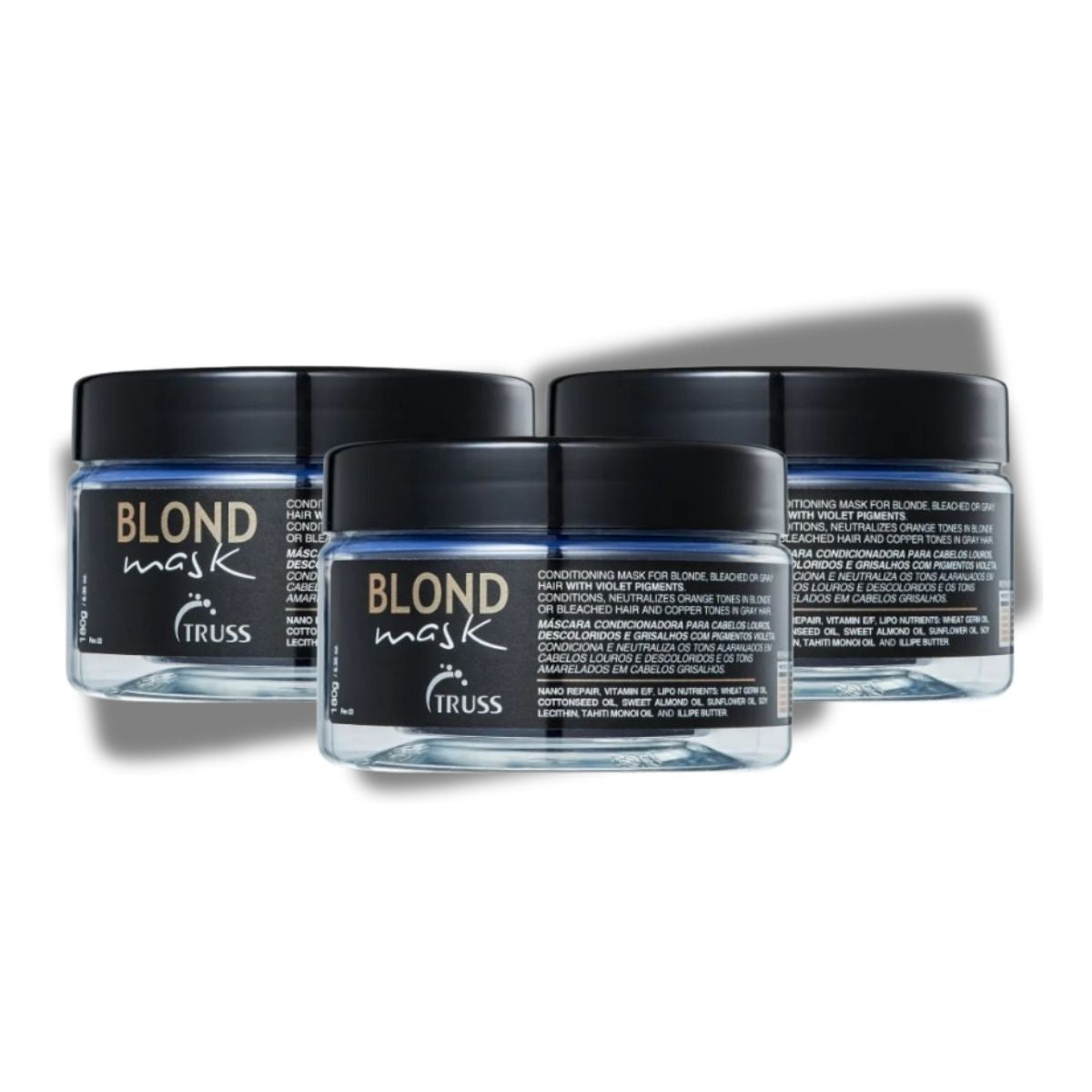 Kit Truss Blond Mask 3 Máscara Matizadora 180 ml