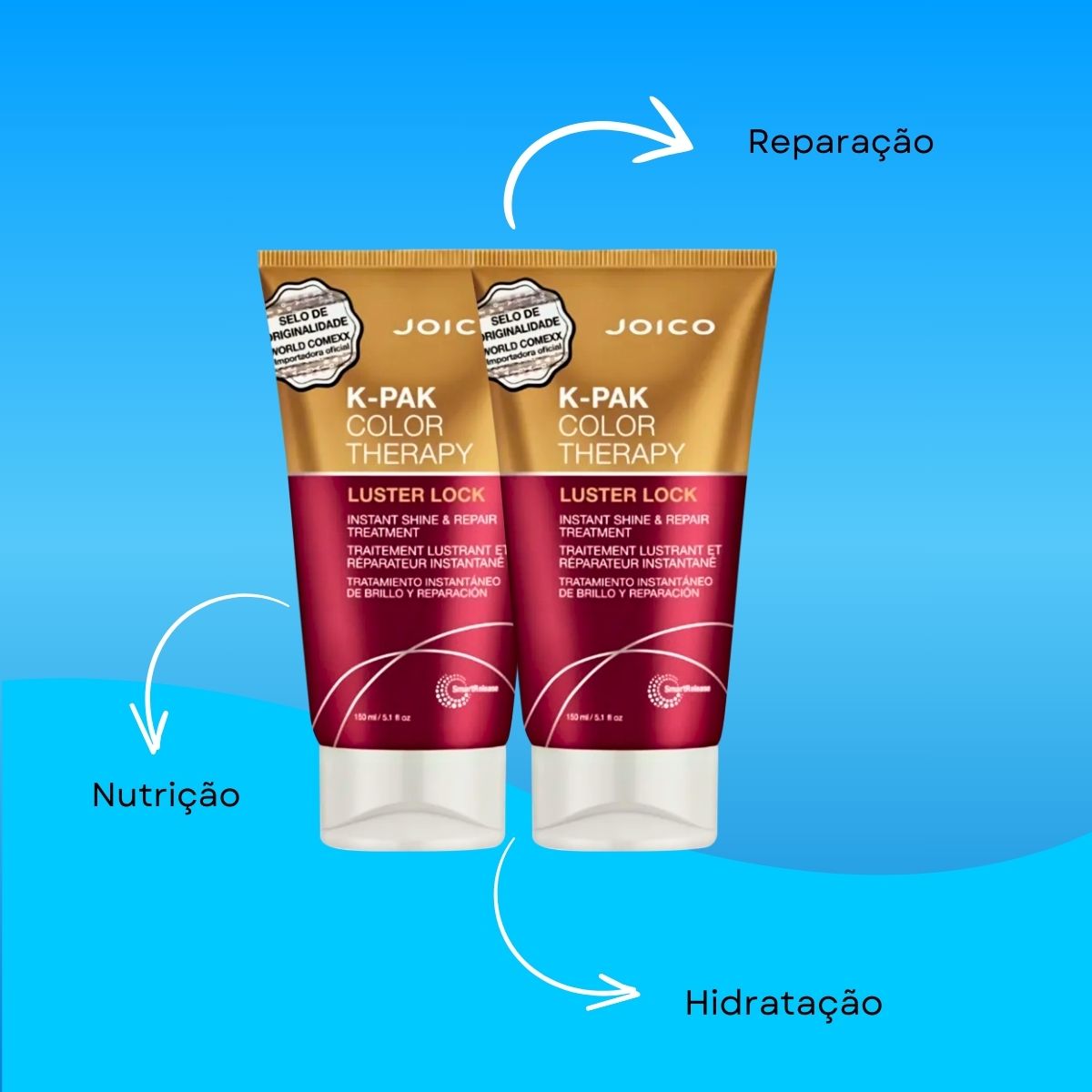 Kit Joico K-PAK Color Therapy Luster Lock 2 Máscara 150 ml