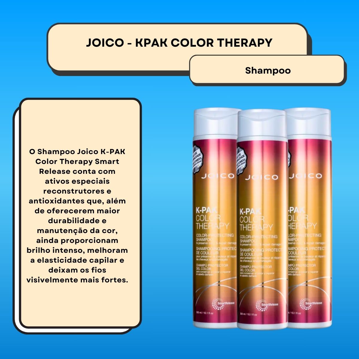 Kit Joico K-PAK Color Therapy 3 Shampoo 300 ml