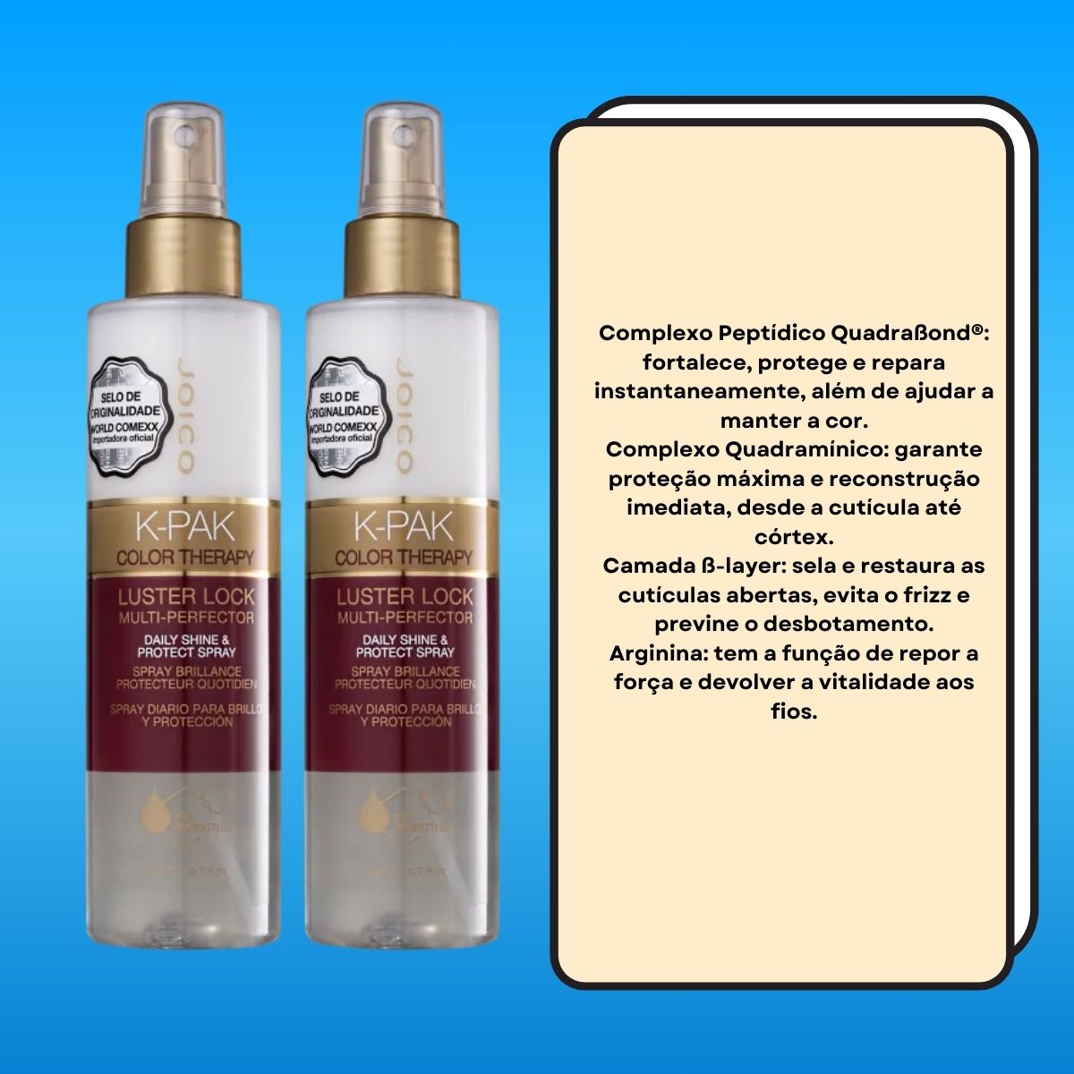 Kit Joico K-PAK Color Therapy Luster Lock 2 Leave-in 200 ml