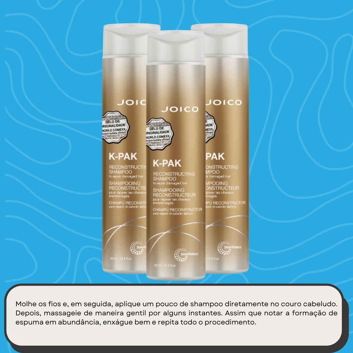 Kit Joico K-PAK 3 Shampoo 300 ml