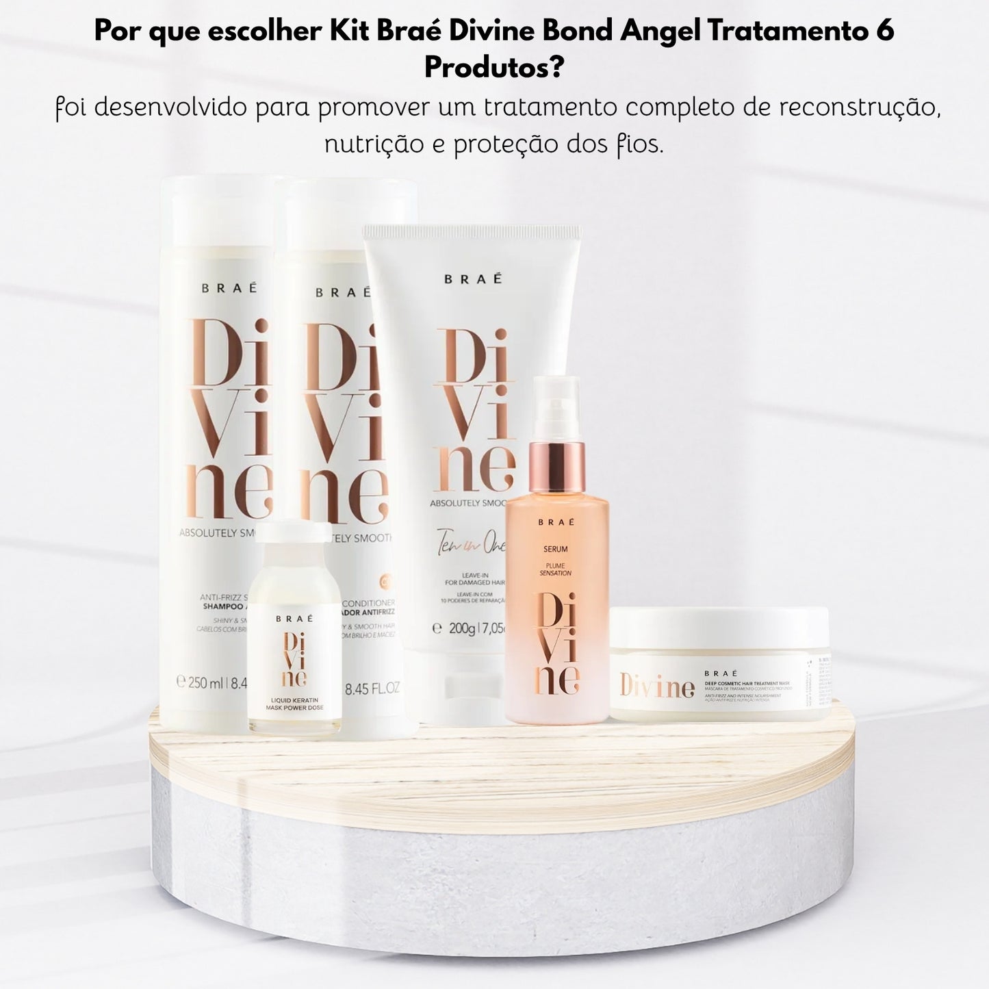 Kit Braé Divine Bond Angel Tratamento 6 Produtos