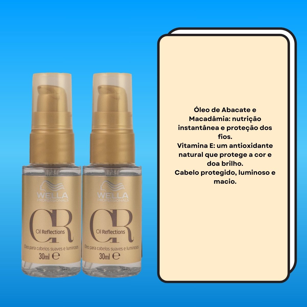 Kit Wella Oil Reflections 2 Oleo Capilar 30 ml