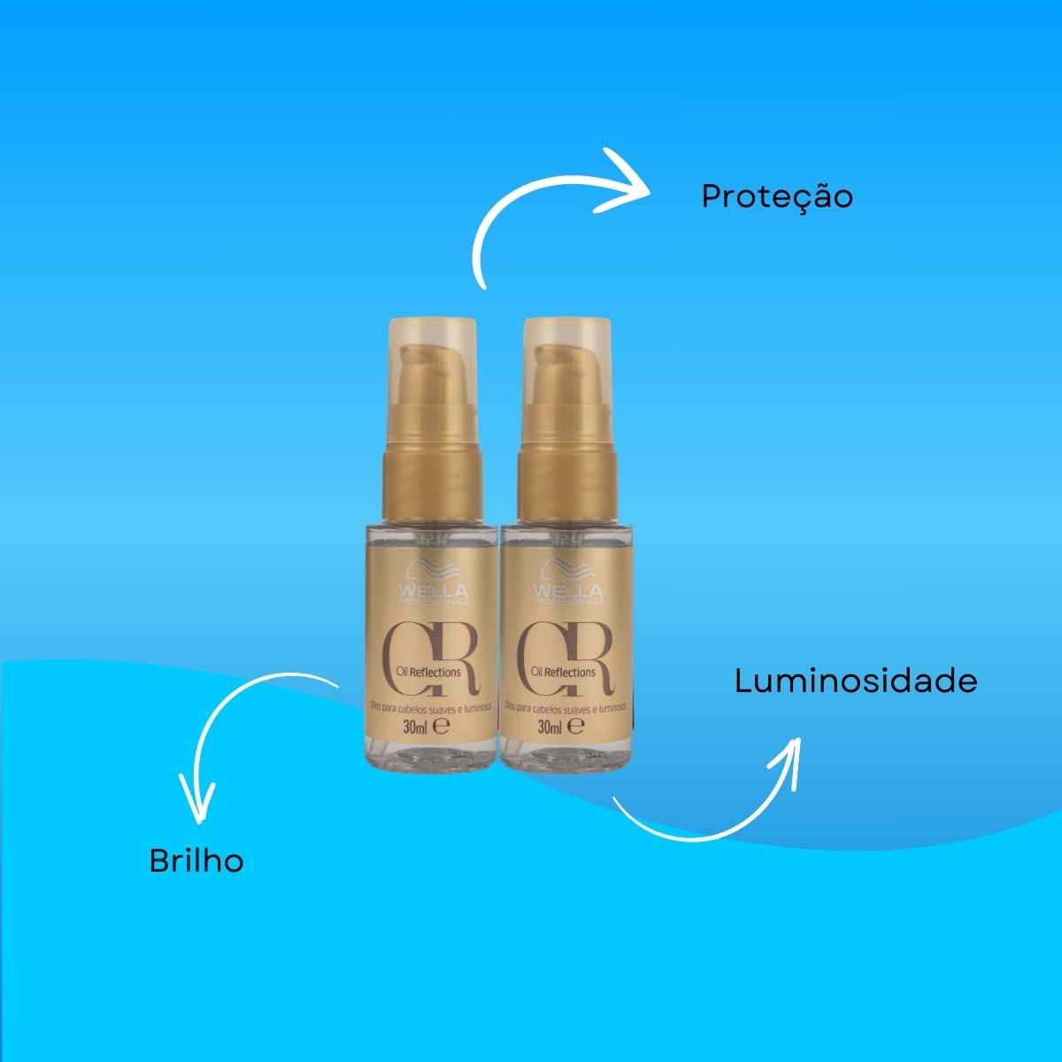 Kit Wella Oil Reflections 2 Oleo Capilar 30 ml