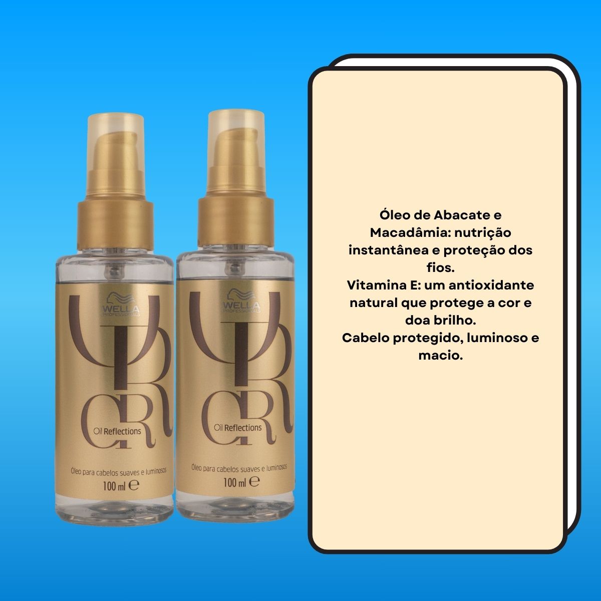 Kit Wella Oil Reflections 2 Oleo Capilar 100 ml